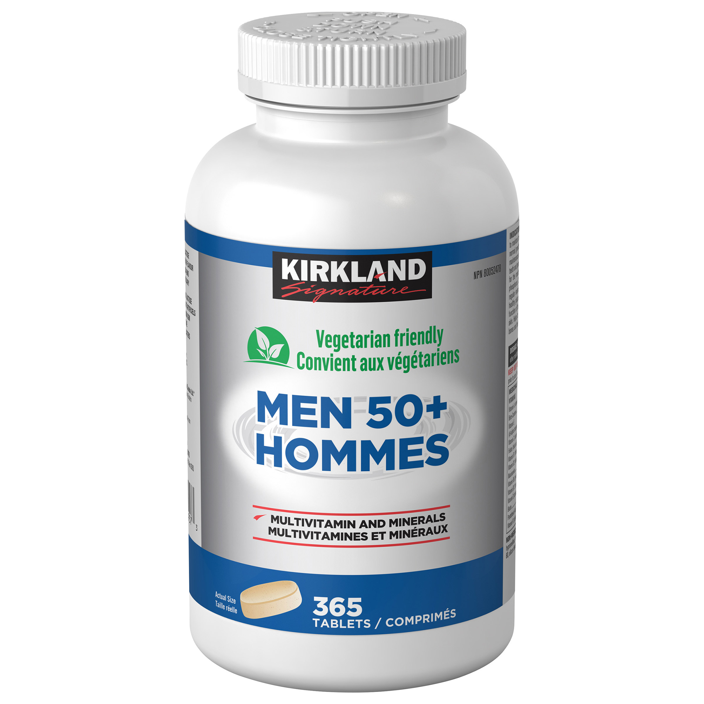 Kirkland Signature – hommes 50+ multivitamine, 365 comprimés