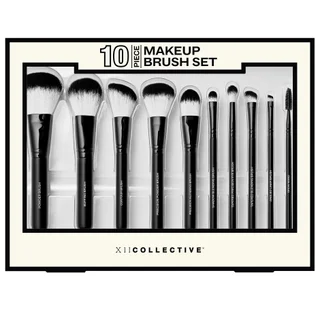 XII COLLECTIVE MAKEUP BRUSH SET 10-PIECE