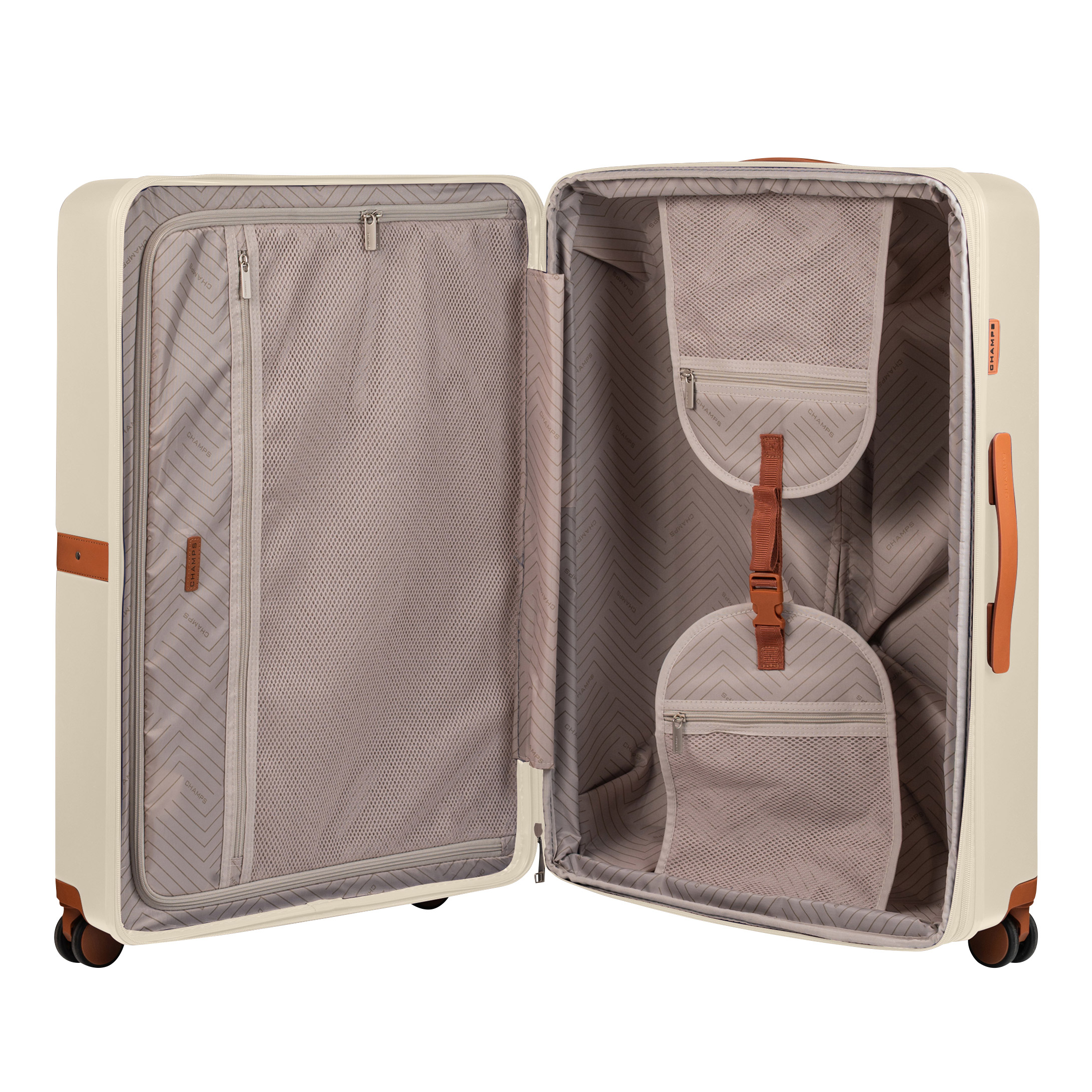 Champs - Vintage II, 3-piece Hardside Expandable Spinner Luggage