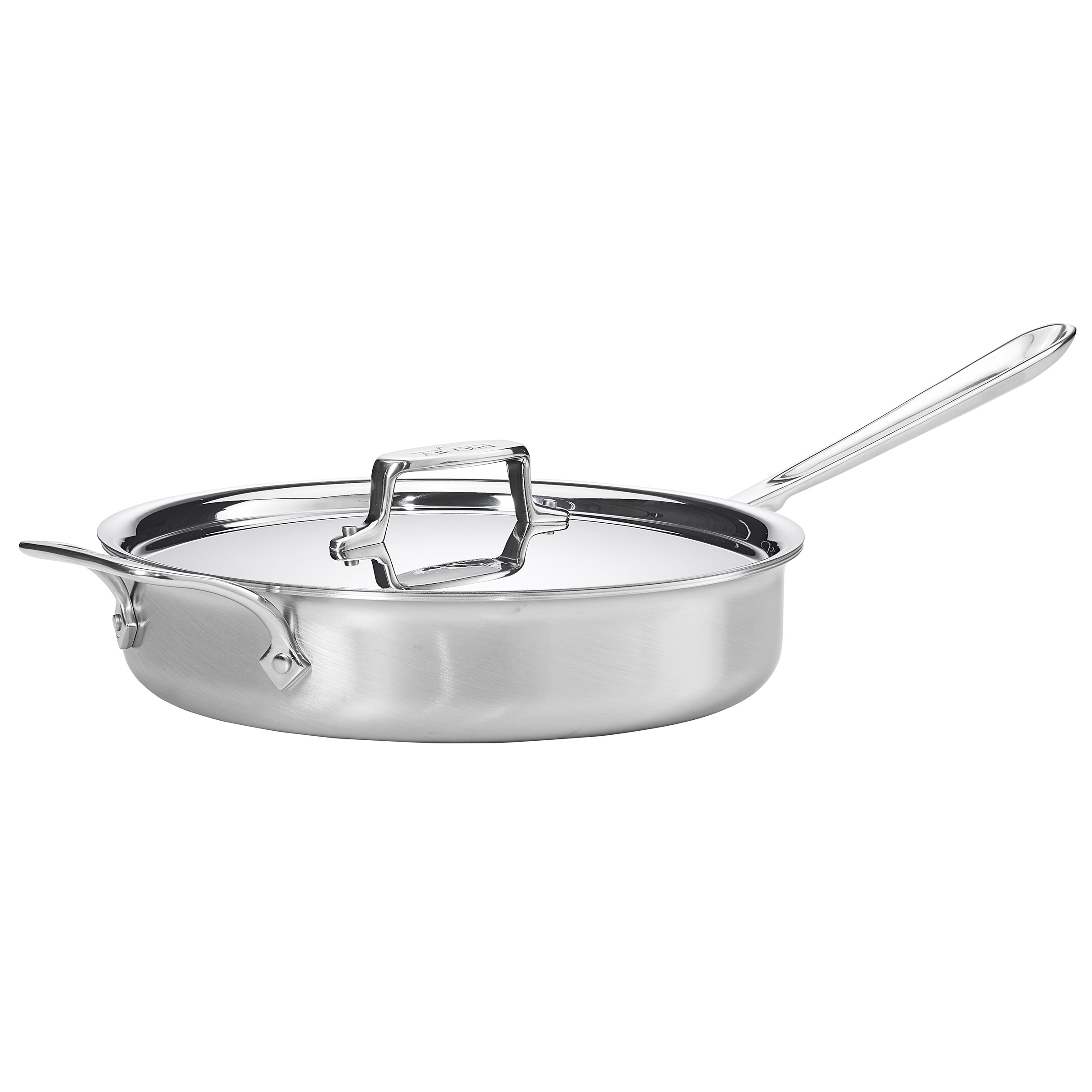 All-Clad D5 Brushed Stainless Steel 7-piece Cookware Set | Costco