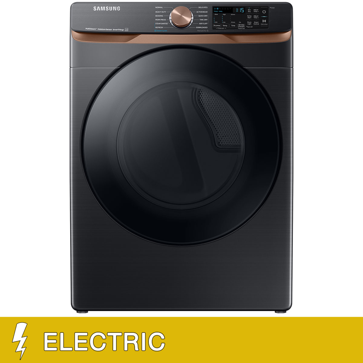 Samsung 7.5 cu. ft. Smart Electric Dryer with Steam Sanitize+ and Sensor Dry
