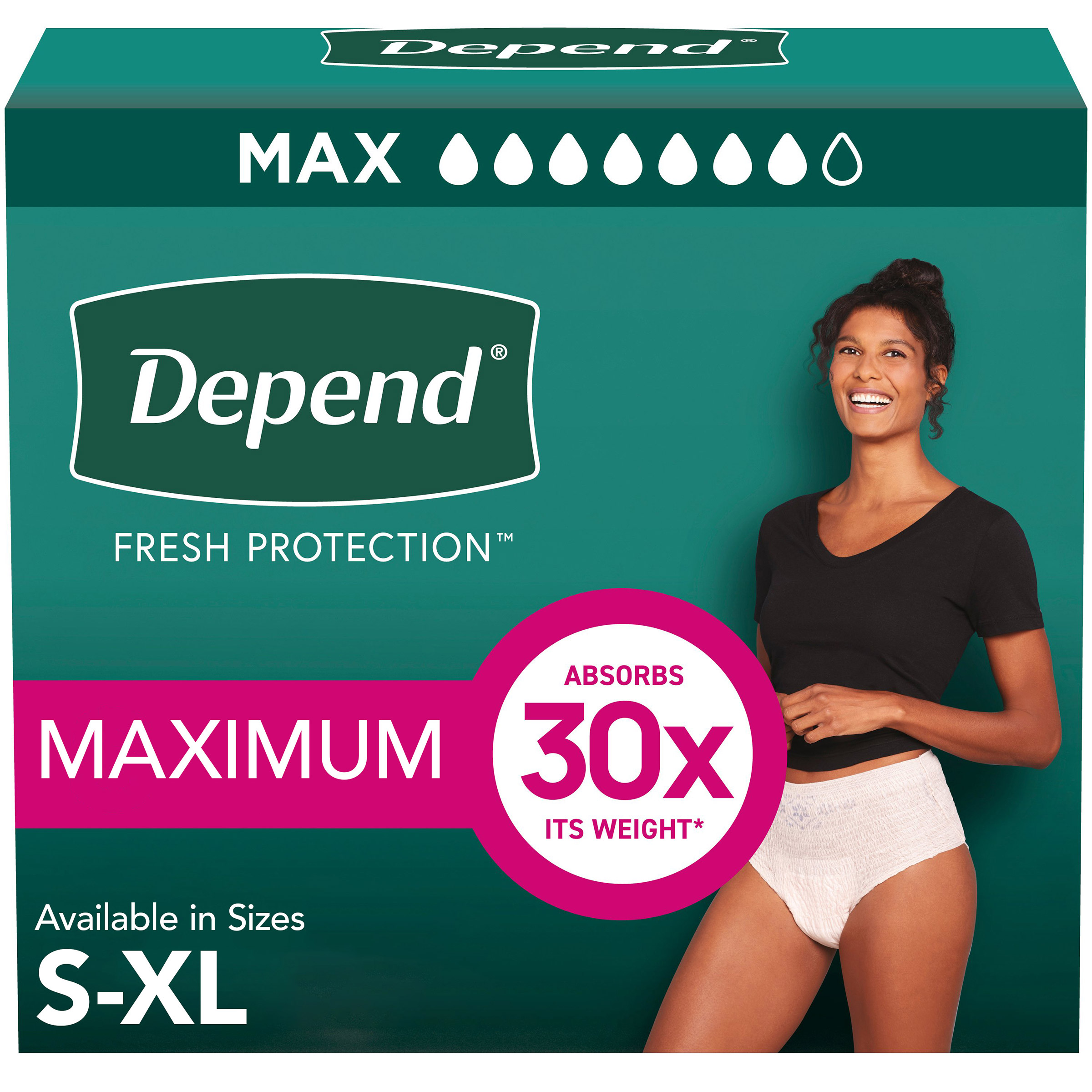 Depend Women's Maximum Absorbency Underwear