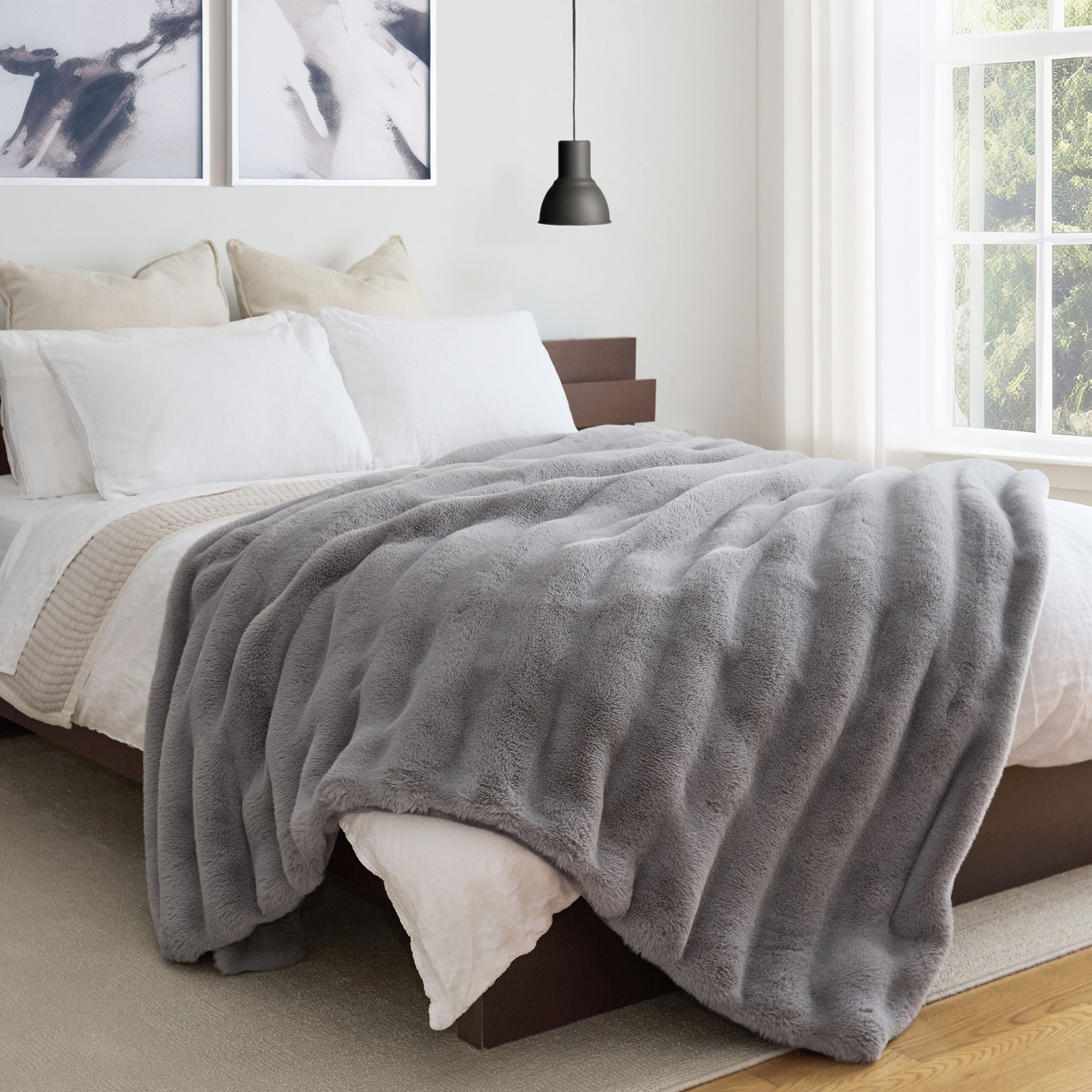 Roots Home Faux Fur Blanket