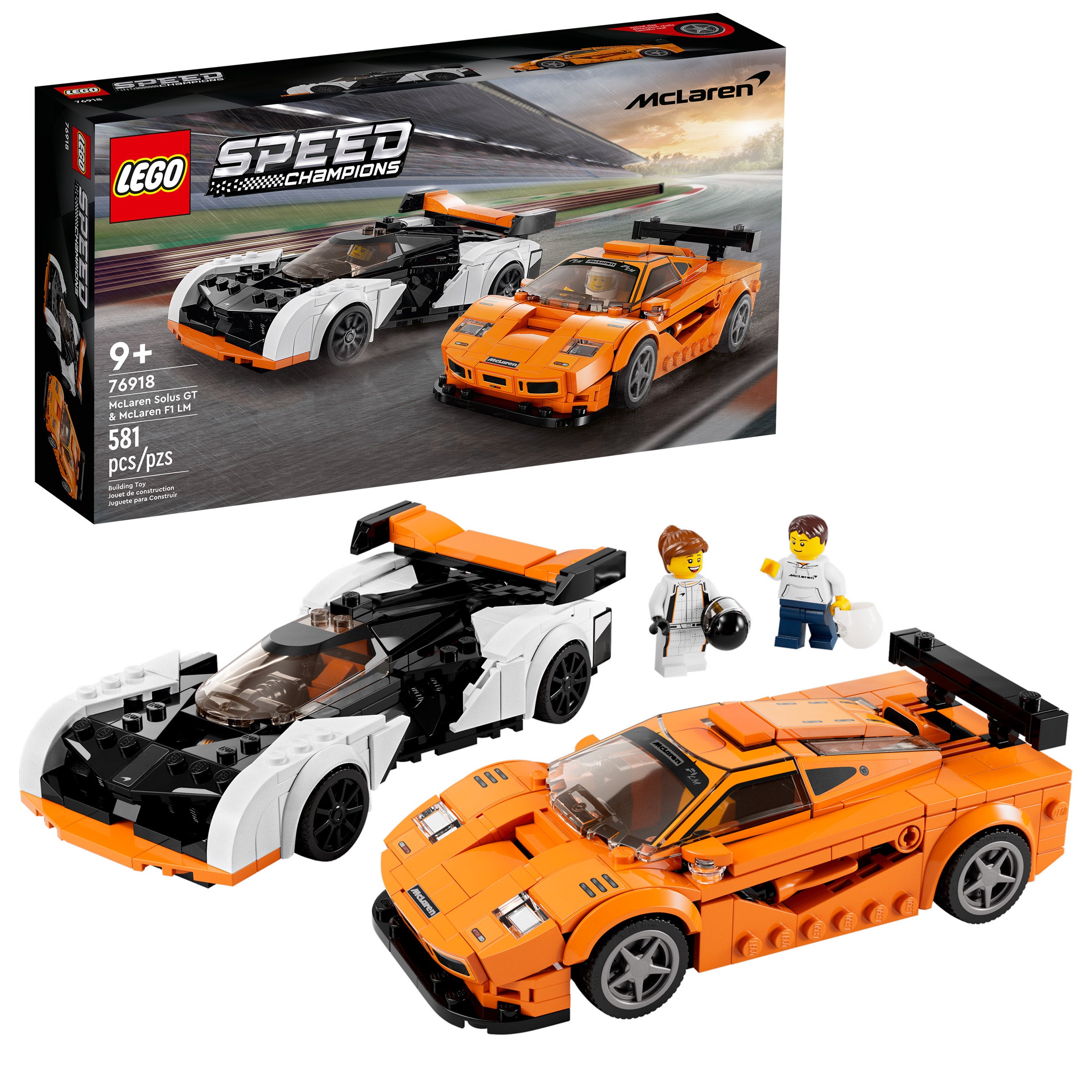 LEGO Speed Champions McLaren Solus GT and McLaren F1 LM - 76918