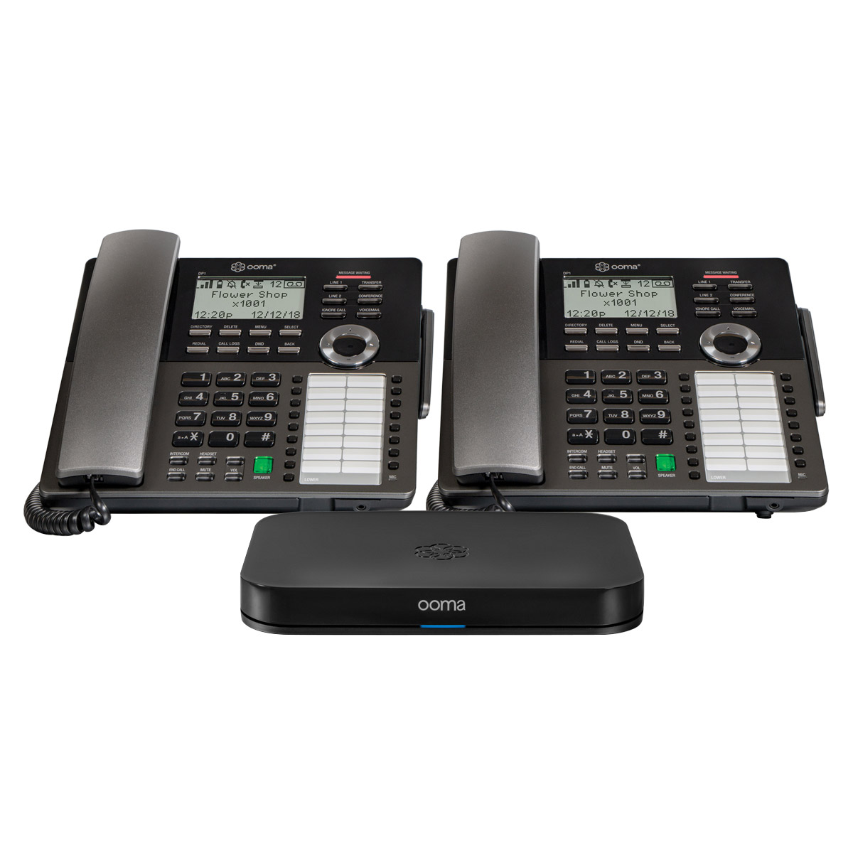 Ooma Office Bundle with 2 DP1 Wireless Desk Phone Office Edition
