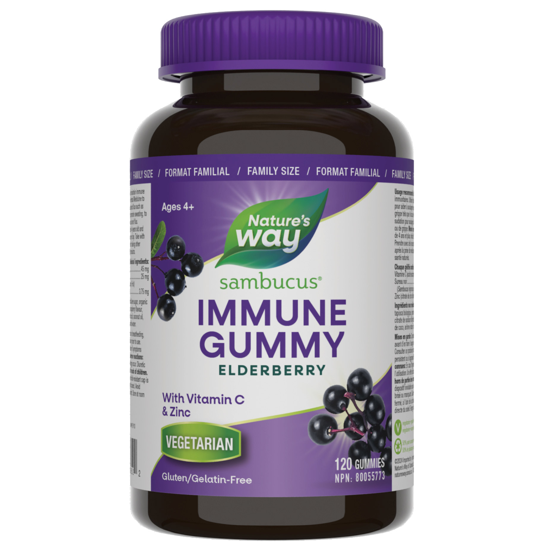 Sambucus Elderberry Immune Support - 120 Gummies