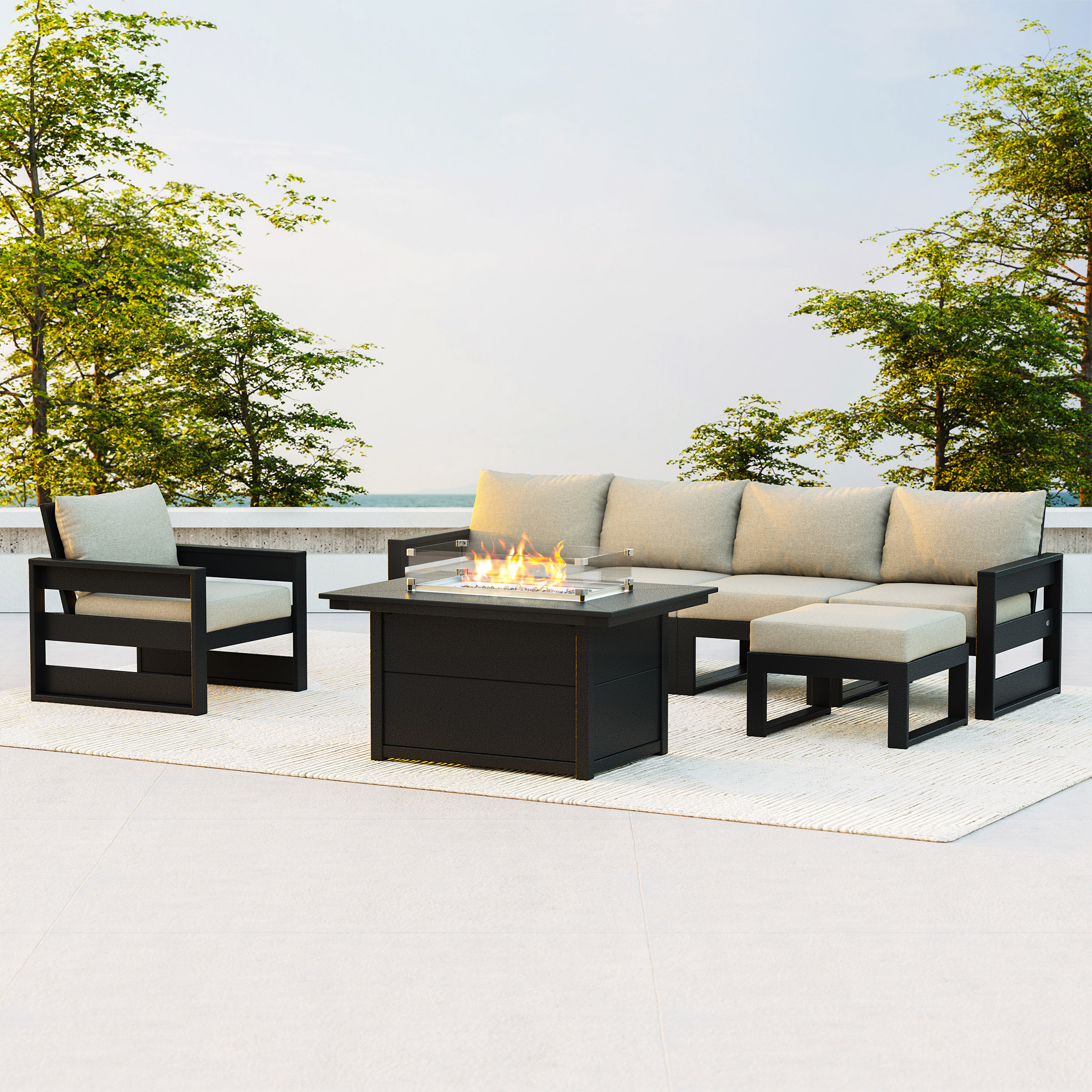 Fire Pit Patio Set Costco