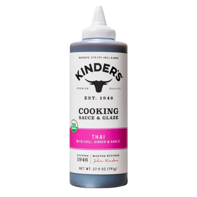 KINDERS ORGANIC THAI COOKING SAUCE 27.9 OZ (1.74 LBS)