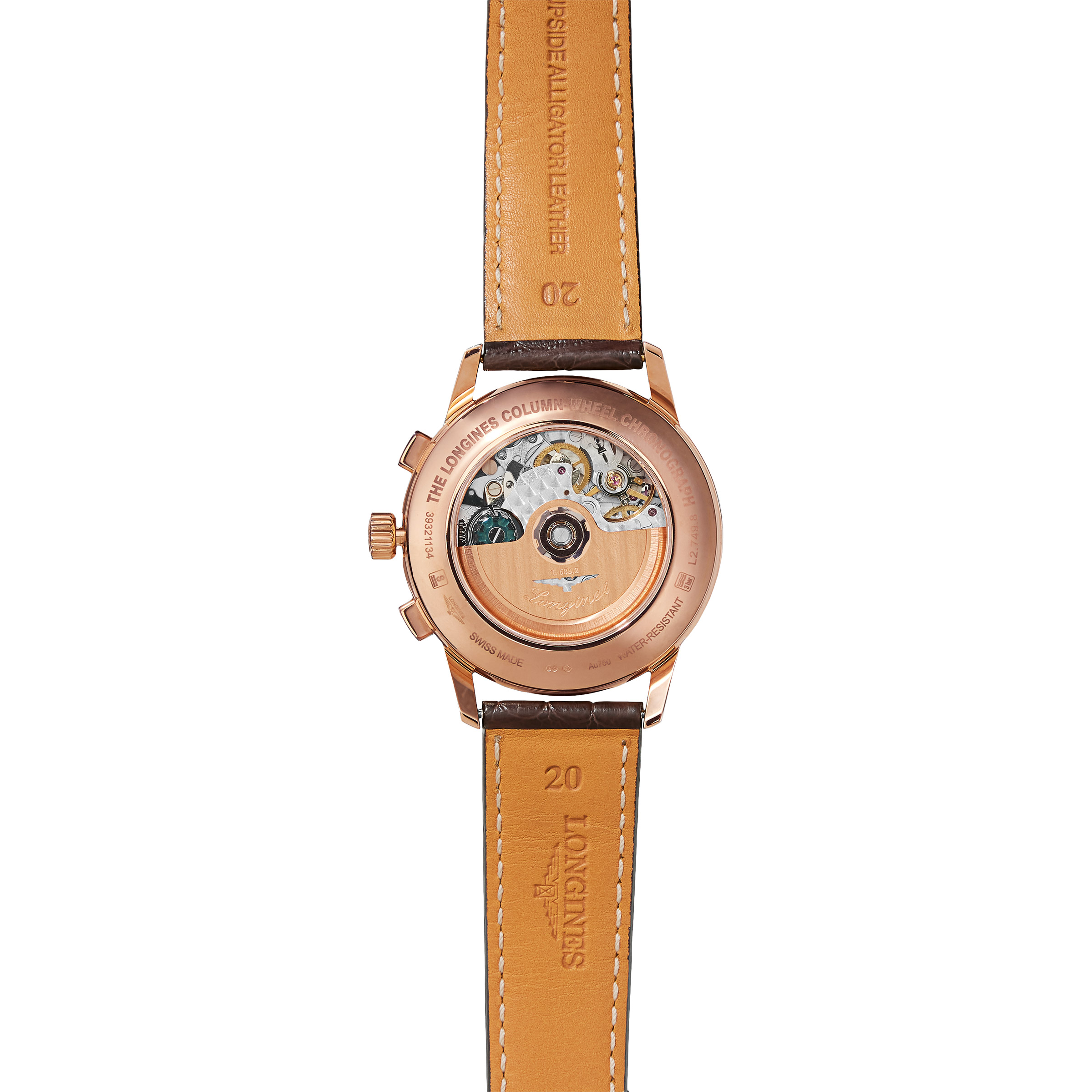 Longines Heritage 18k Rose Gold Case Men's Automatic Watch | Costco