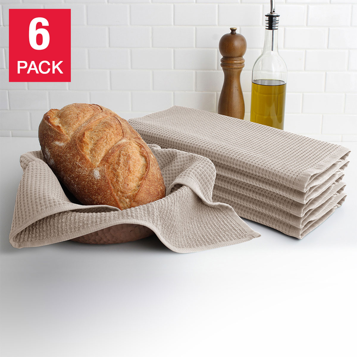 Turkish Kitchen Towels  6-piece Set