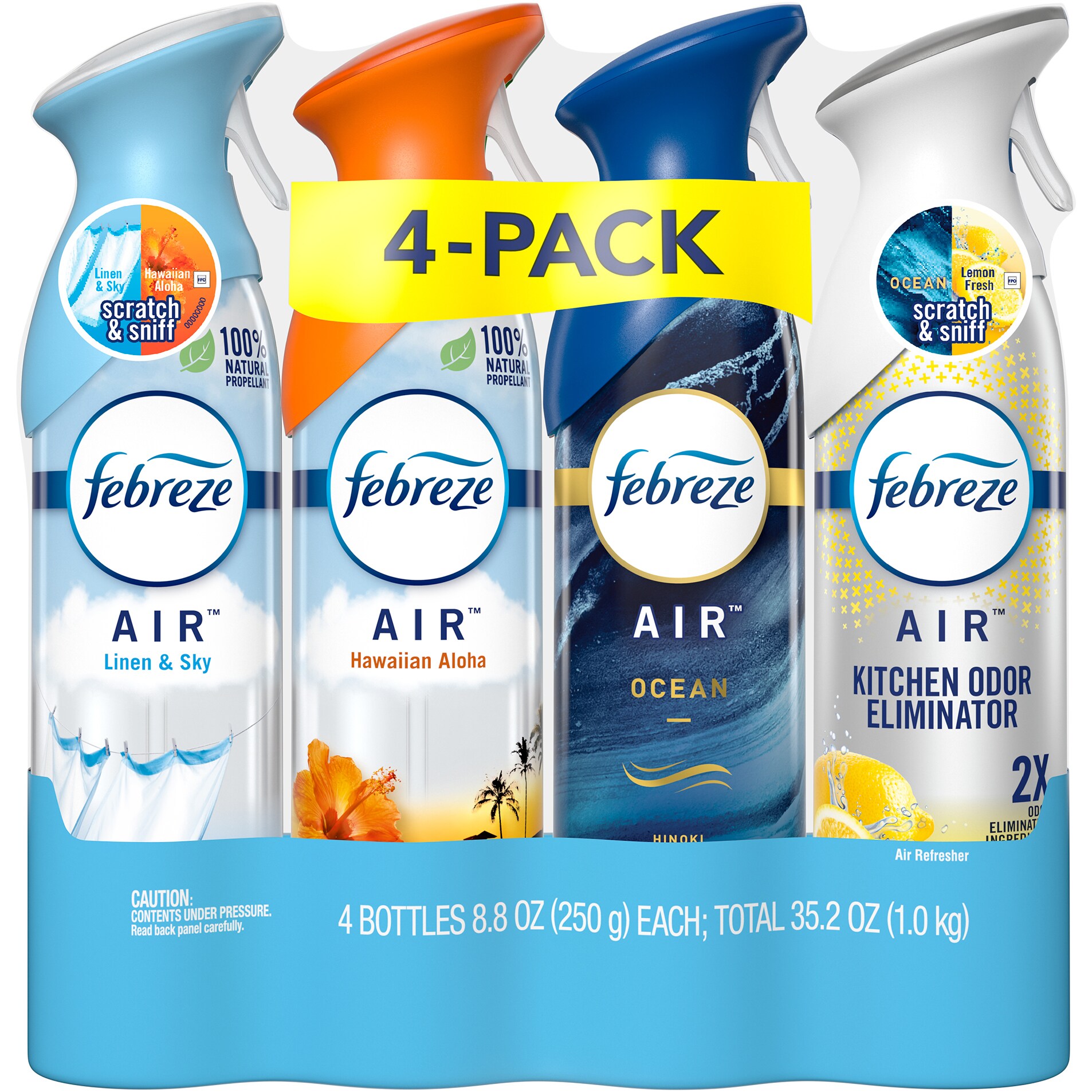 Febreze 4 count Air Refresher, Variety Pack, 8.8 oz. - Thumbnail 5