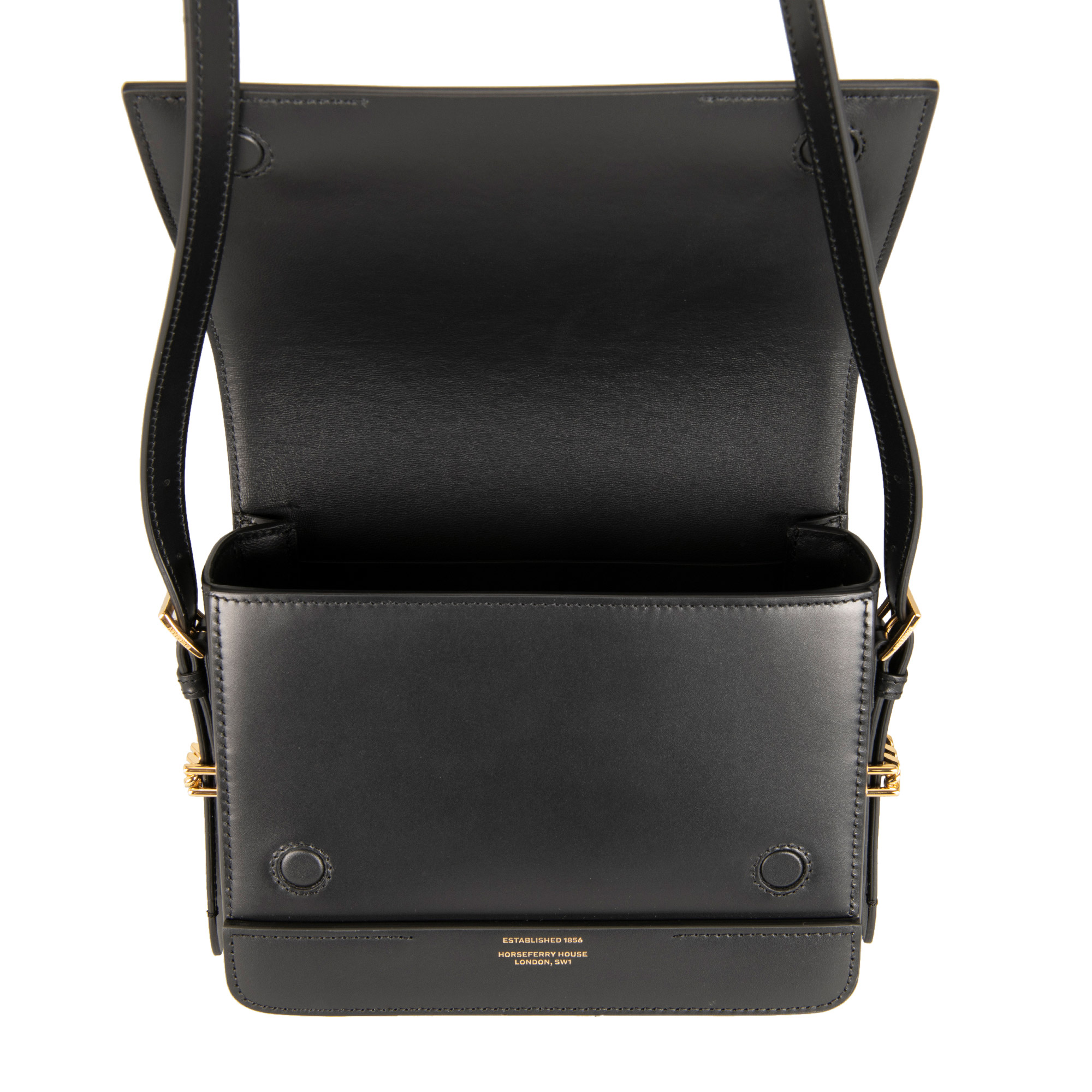 Burberry Grace Leather Shoulder Bag, Black | Costco