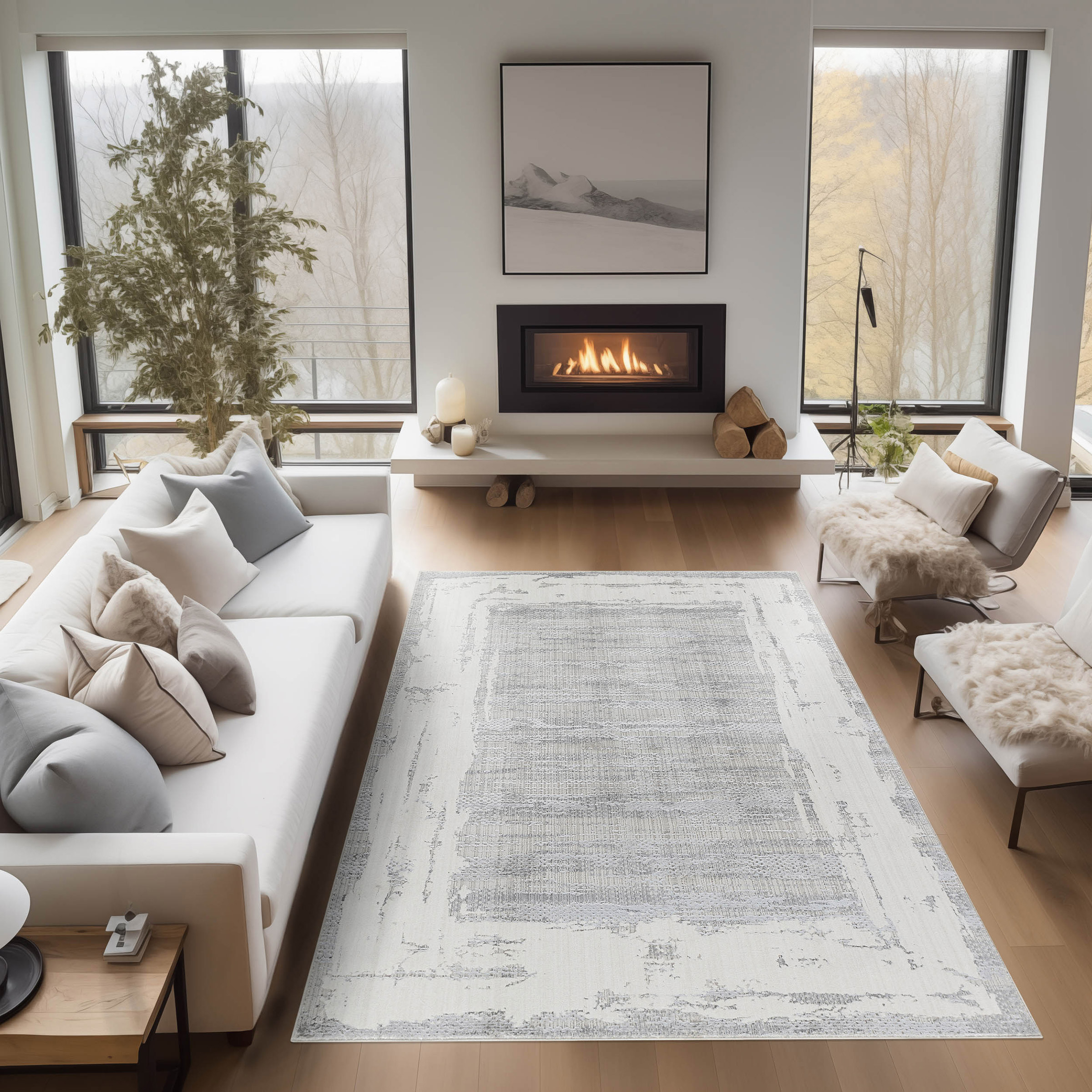 Rug & Co. Steinway Tudor Border Area Rug