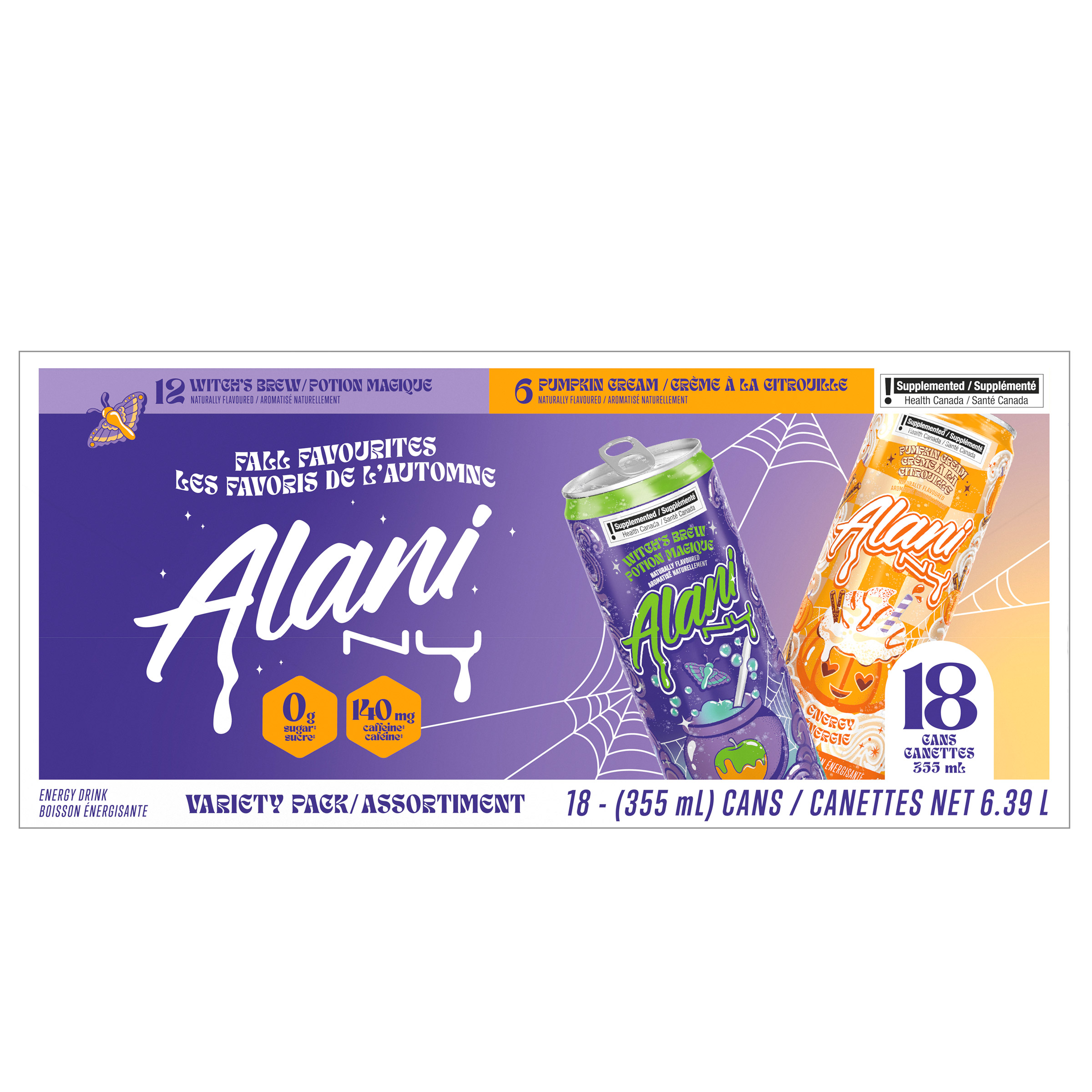 Alani NU Energy Drink Fall Favourites 18 x 355 mL | Costco