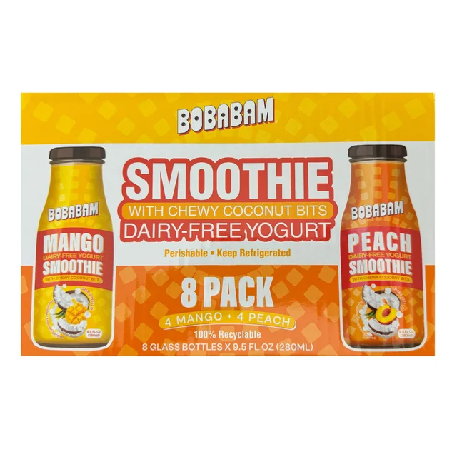 BOBABAM NON DAIRY YOGURT DRINK 8 PACK 9.5 OUNCES EACH