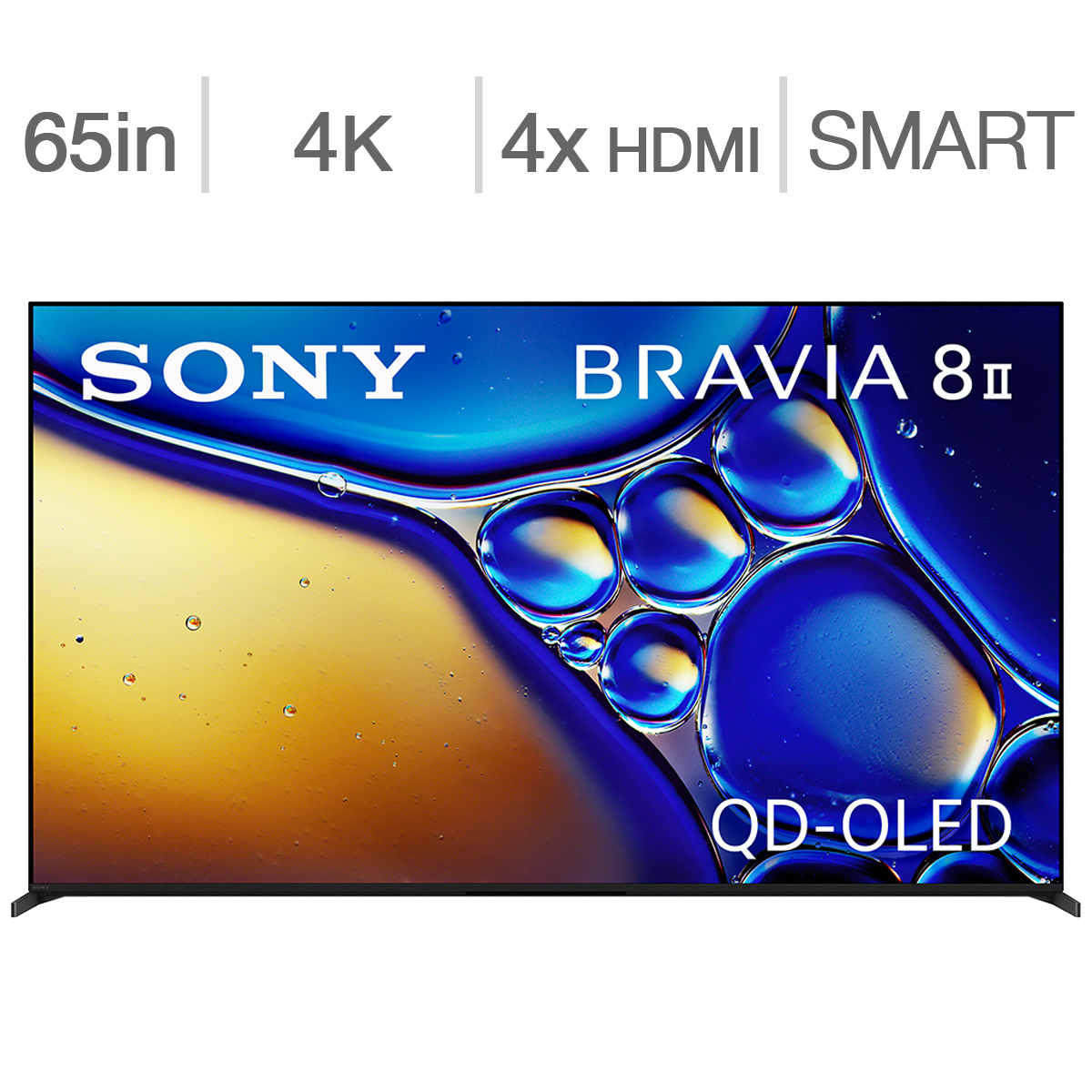 Sony 65" Class - BRAVIA 8 II Series - 4K HDR QD-OLED TV