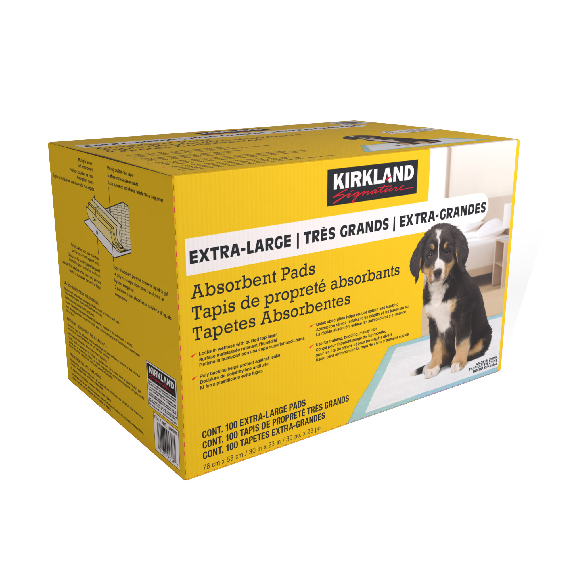 Kirkland Signature Absorbent Multipurpose Pads, 100-count