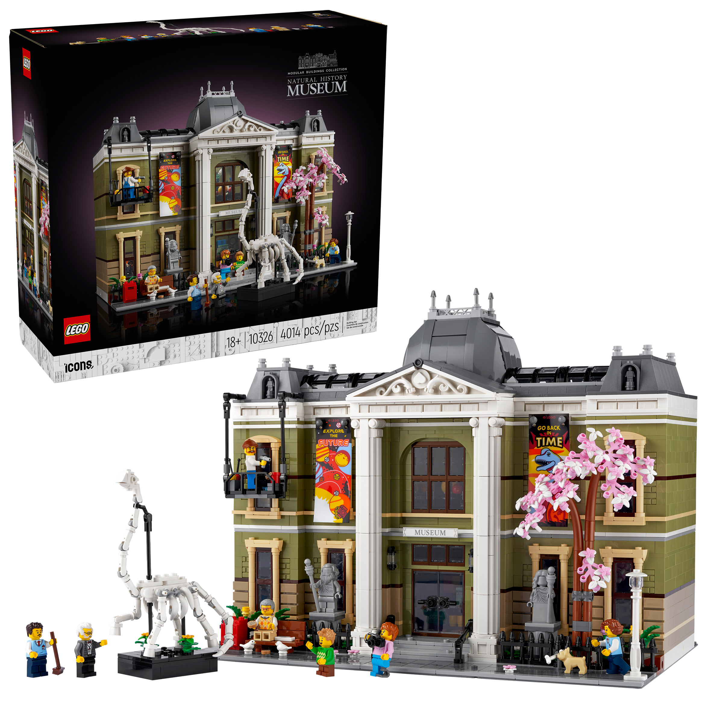 LEGO Icons Natural History Museum 10326 with Bonus LEGO Architecture New York City 21028