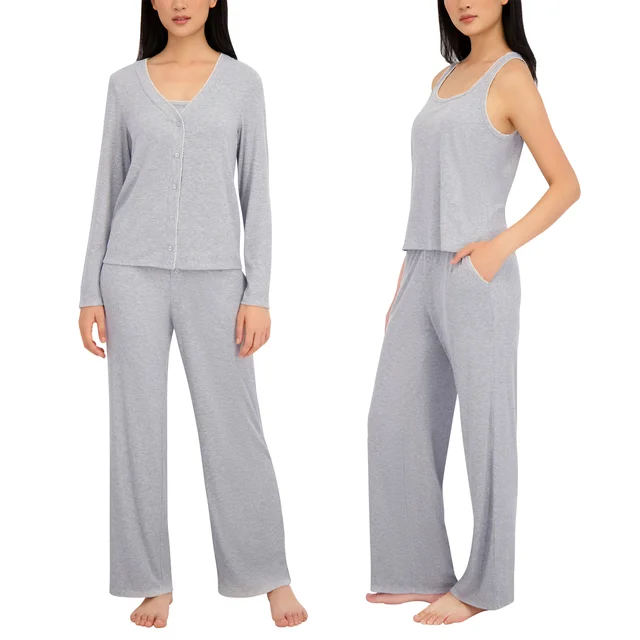 LIVE2LOUNGE WOMEN'S 3-PIECE LOUNGE SET