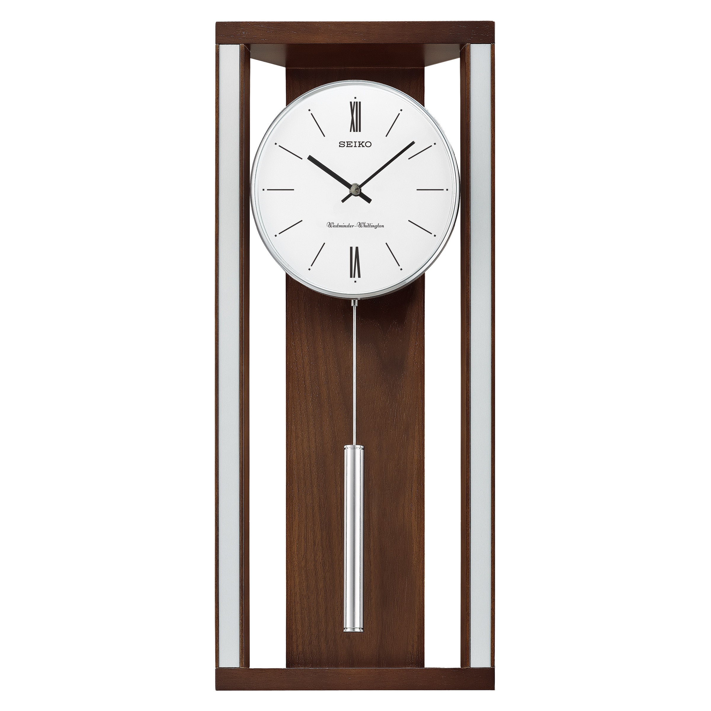 Seiko Wall Clock with Pendulum and Dual Chimes | Costco