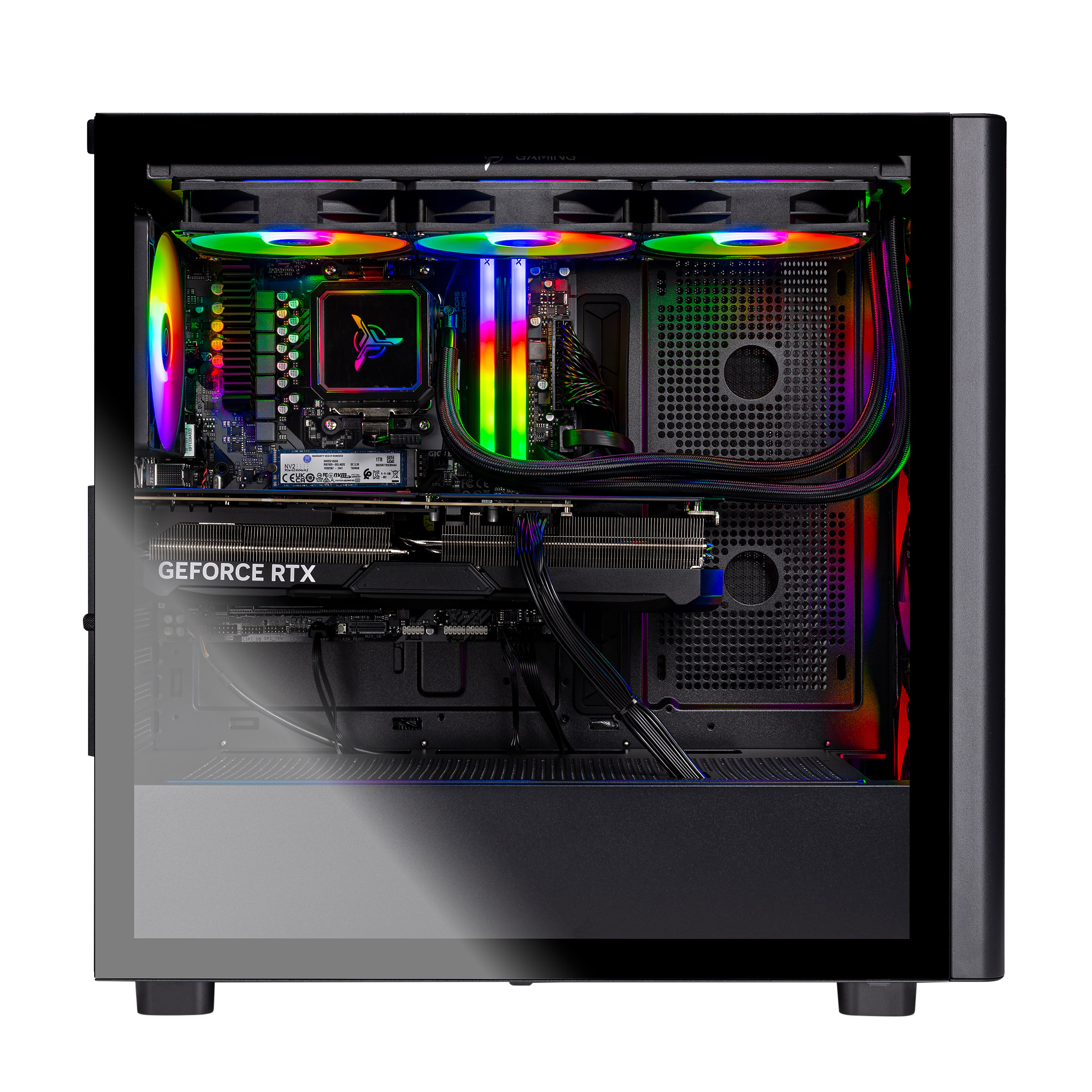 新品Ryzen77800X3DRTX4070TISUPER32GBHDD8TB CyberPowerPC Gamer Supreme Gaming Desktop AMD Ryzen 7