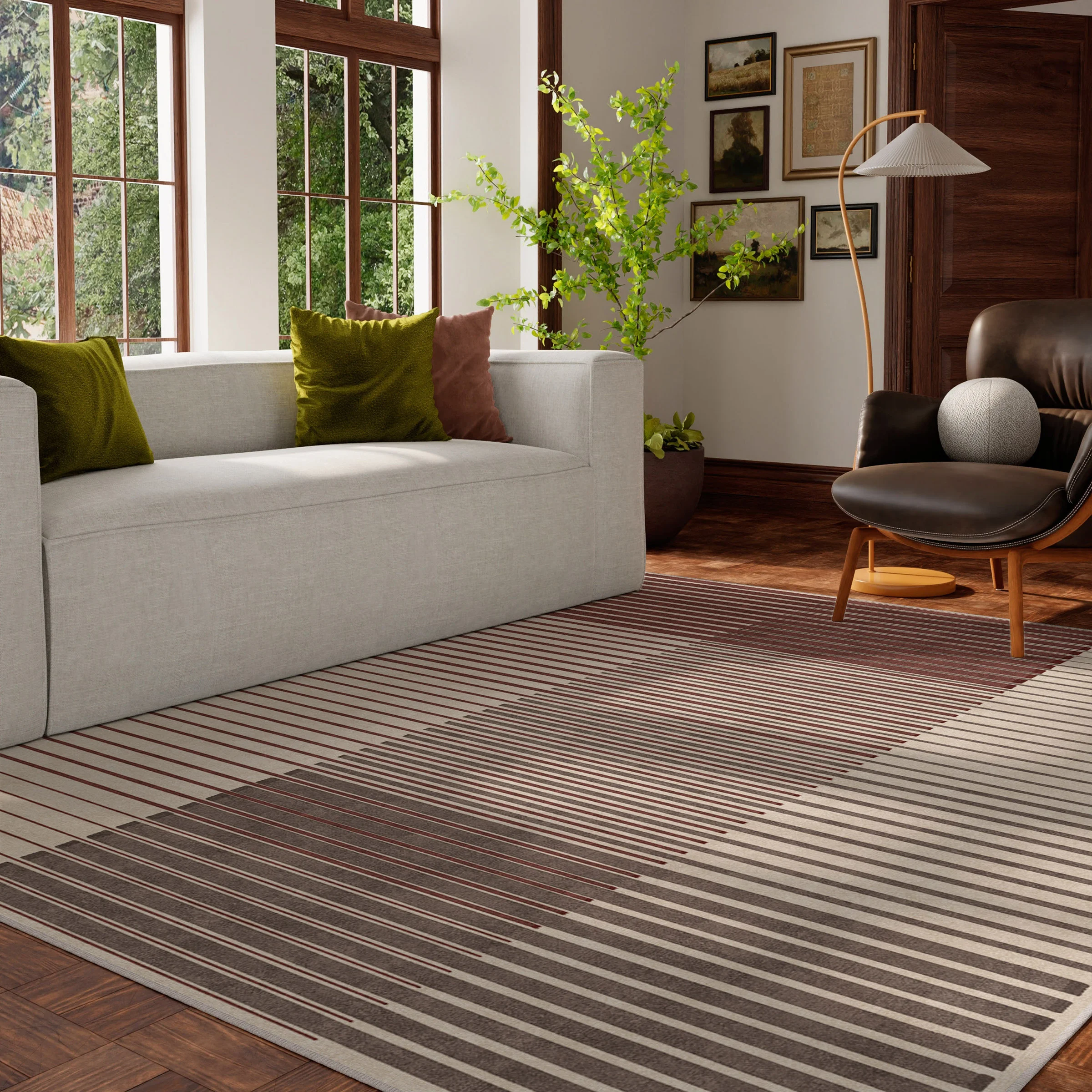 Ruggable Flatwoven Washable Gradasi Rug, 8' x 10'