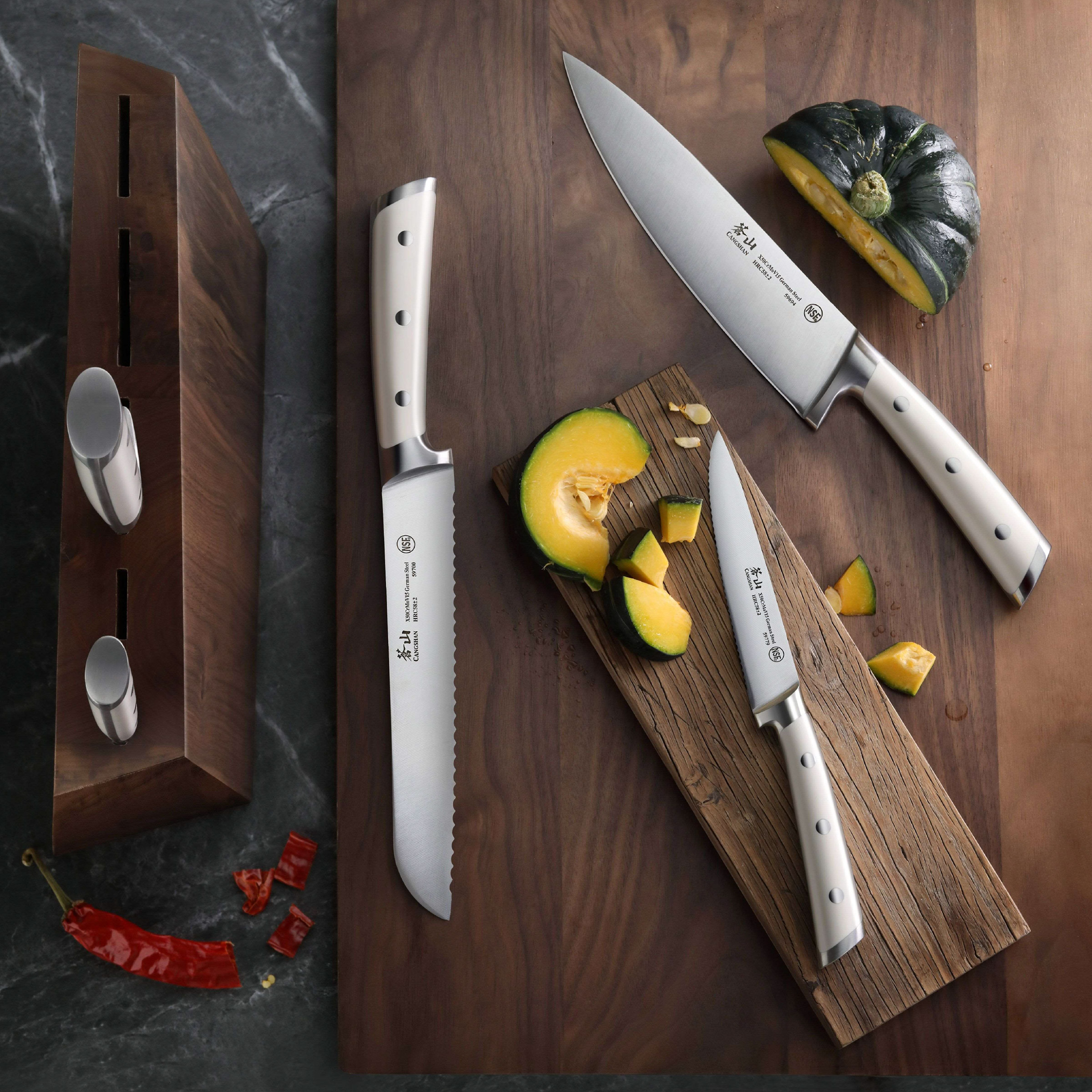 Cangshan S1 Series 6-Piece German Steel Forged Knife Set | Costco