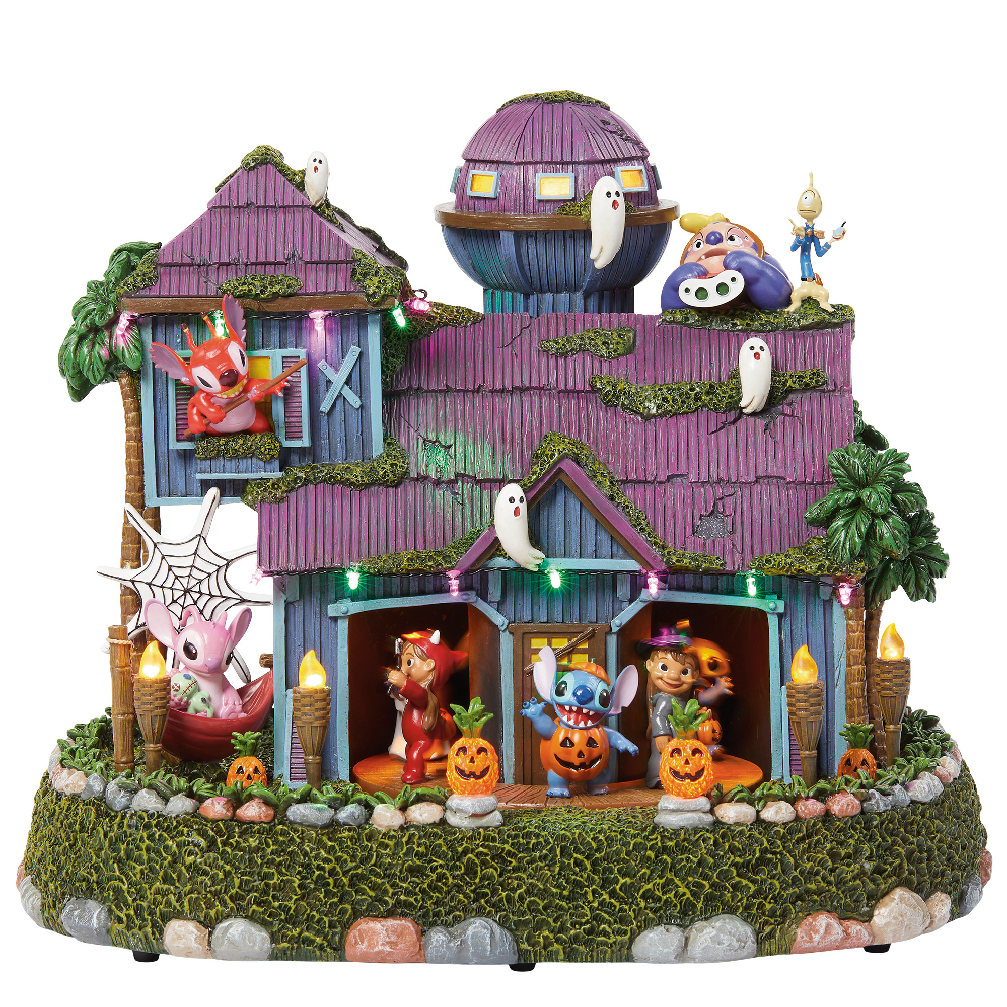 Disney Animated Stitch Halloween House with Lights And Music