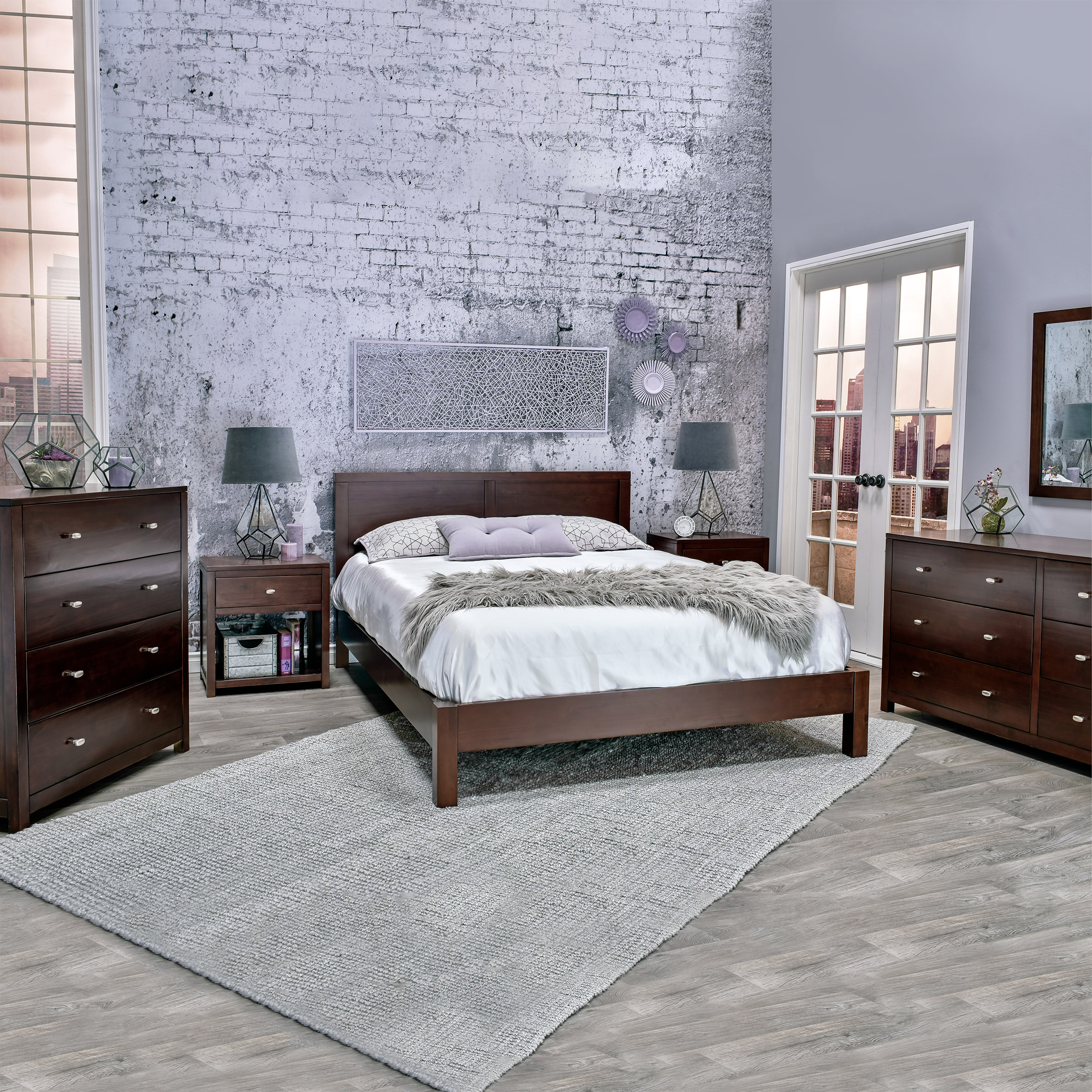 Pacifica Modern 5-piece King Bedroom Set