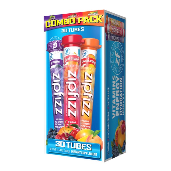 Zipfizz Multi-Vitamin Energy Hydration Drink Mix, Variety Zipfizz Multi-Vitamin Energy Hydration Drink Mix, Variety