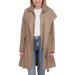 HALSTON WOMEN'S BELTED TRENCH COAT ^