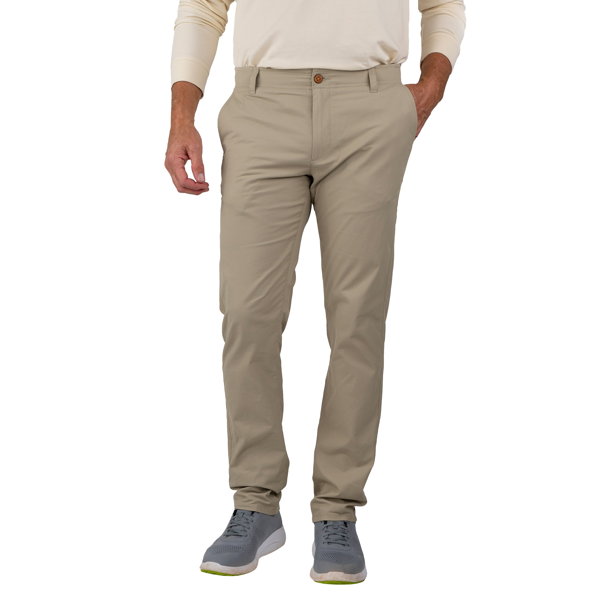 Tailor Vintage Chino Pants - Stretch Cotton Nylon with Airotec