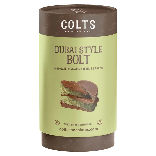 COLTS CHOCOLATE CO DUBAI BOLT CUPS 6 COUNT 2 OUNCES