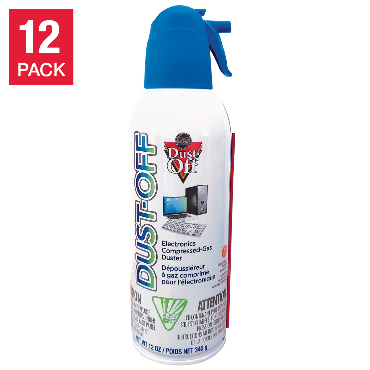 12-pack Dust-off Compressed Gas Duster