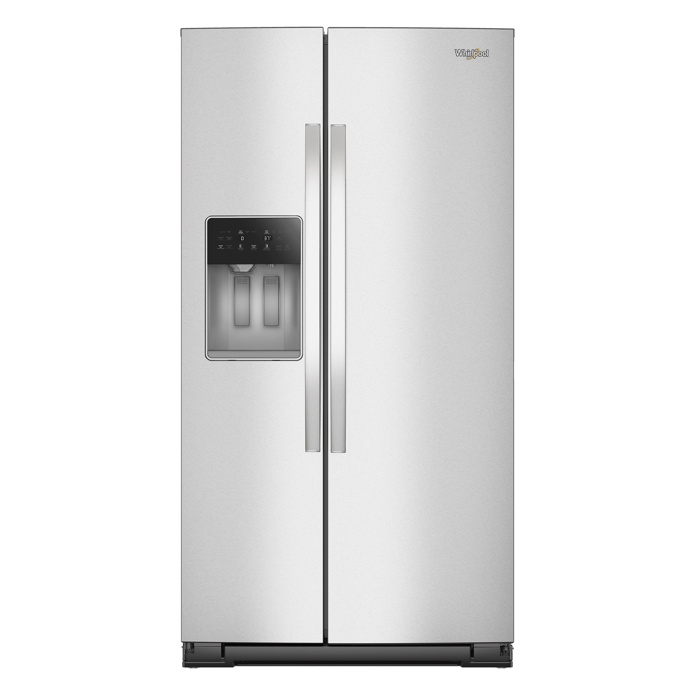 Whirlpool 36-inch 20.85 cu. ft. Counter Depth Side-by-Side Refrigerator with TruCool System