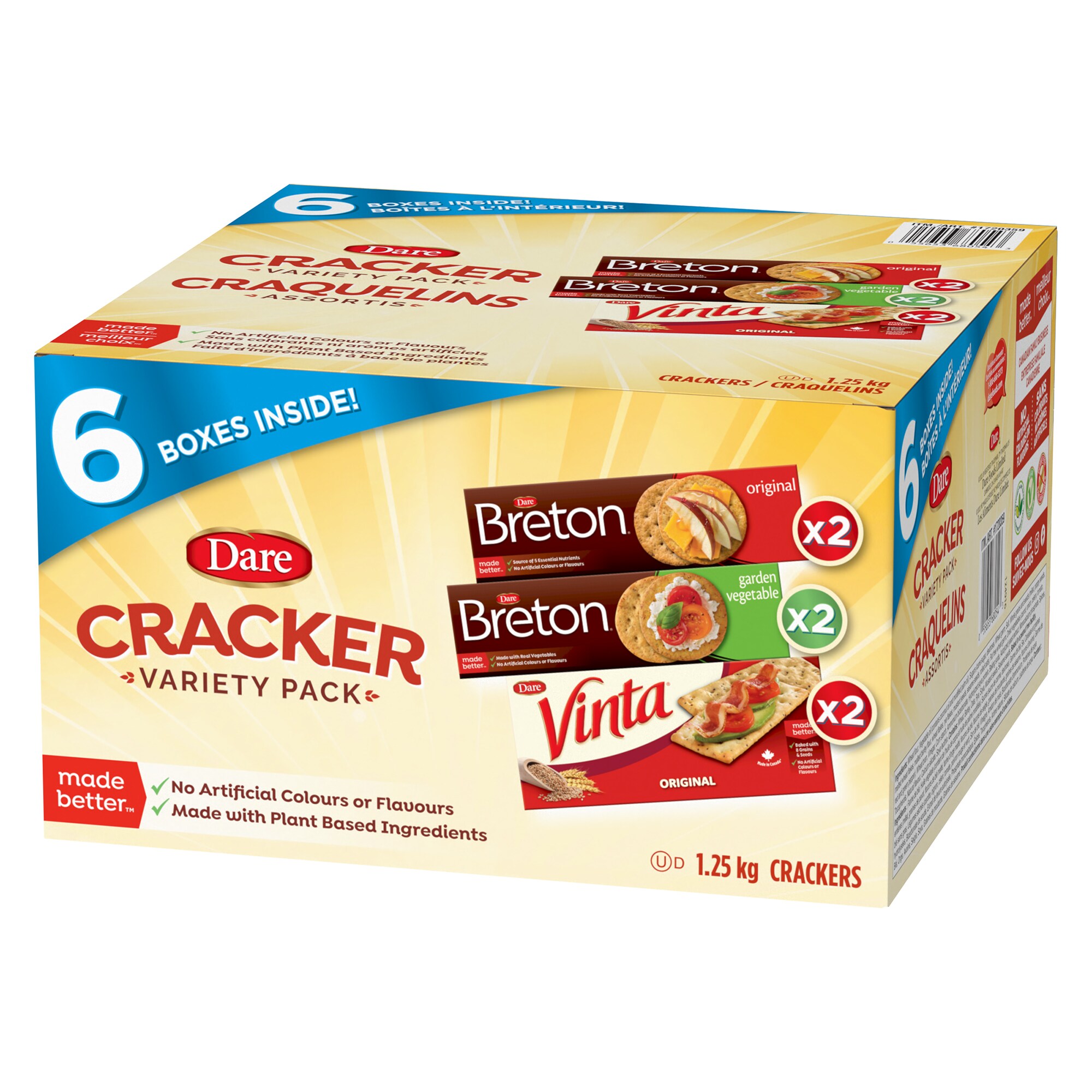 Dare Crackers 6 pack, 1.25 kg