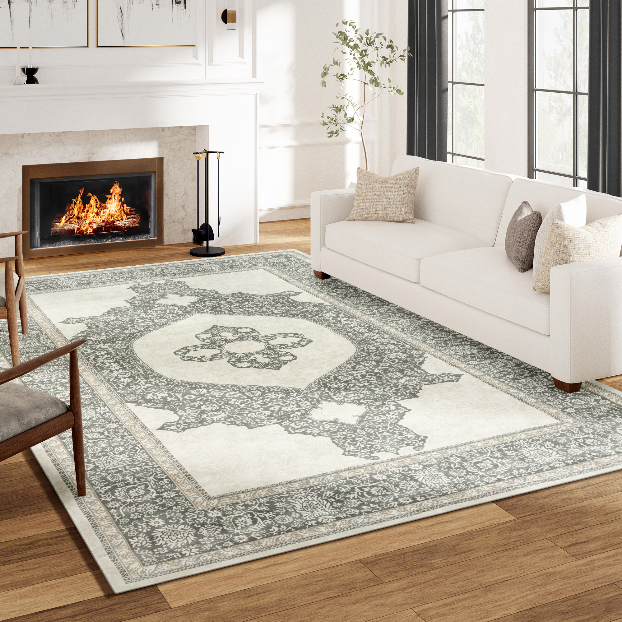 Thomasville Timeless Classic Area Rug Collection  Frida Ivory
