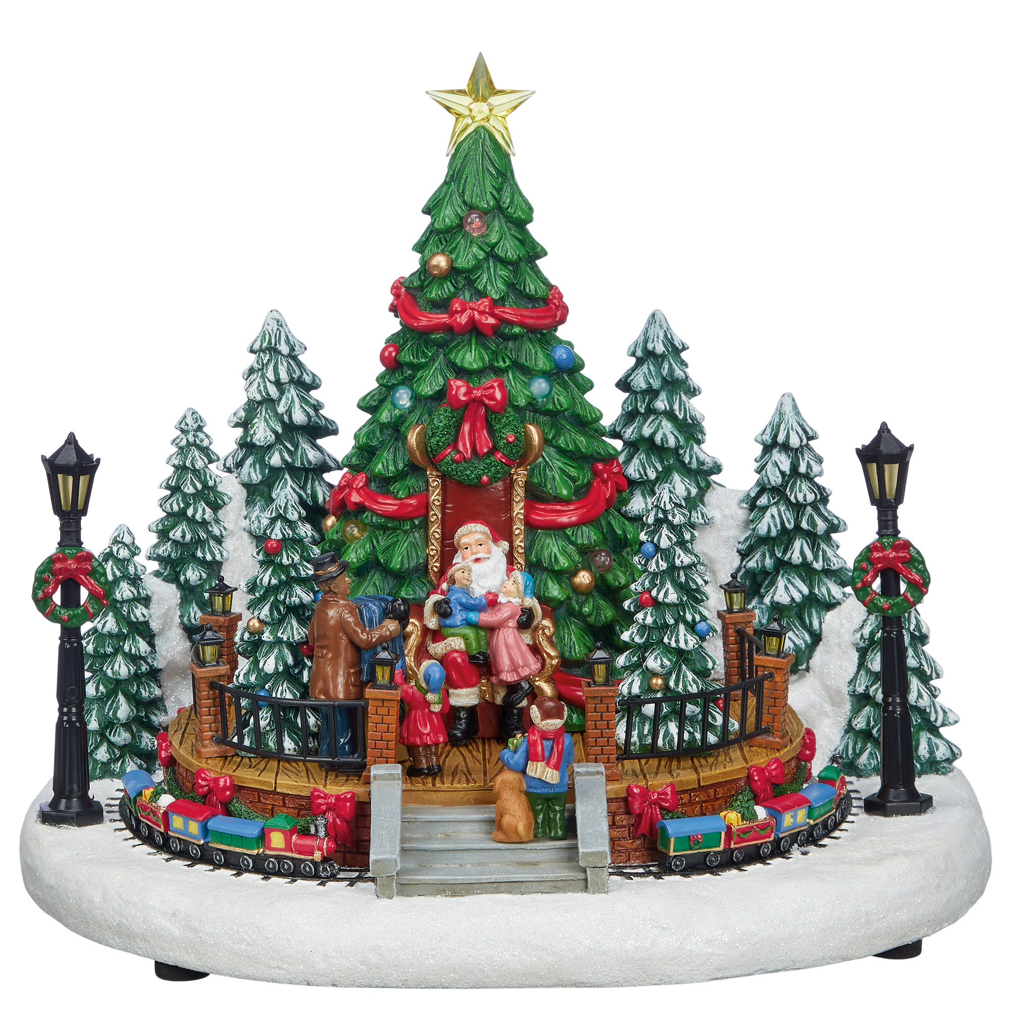 Christmas Village with Lights and Music 30 pieces | Costco