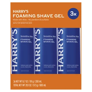HARRY'S FOAMING SHAVE GEL 3 / 6.7 OZ