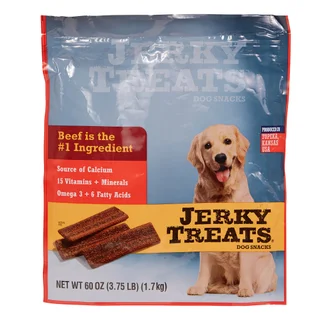Jerky Treats Beef Dog Treats, 60 oz