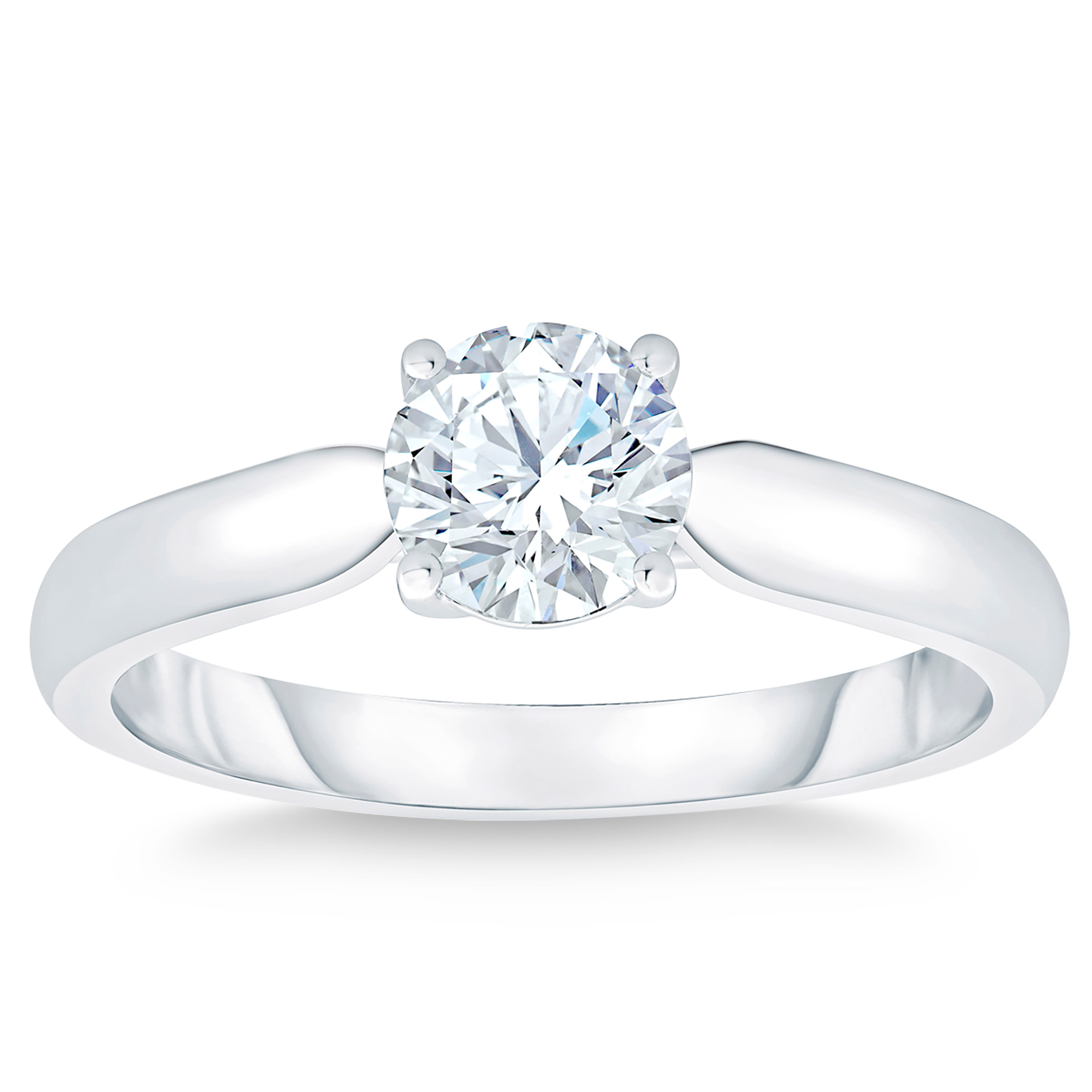 1.01 ct Round Brilliant, VS1 Clarity, E Colour, Diamond Solitaire Ring