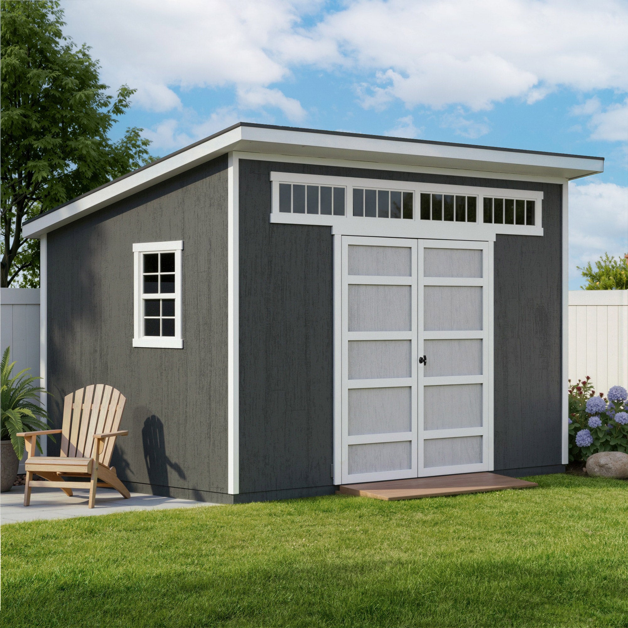 Yardline Montague 12' x 7.5' Wood Storage Shed - Do It Yourself