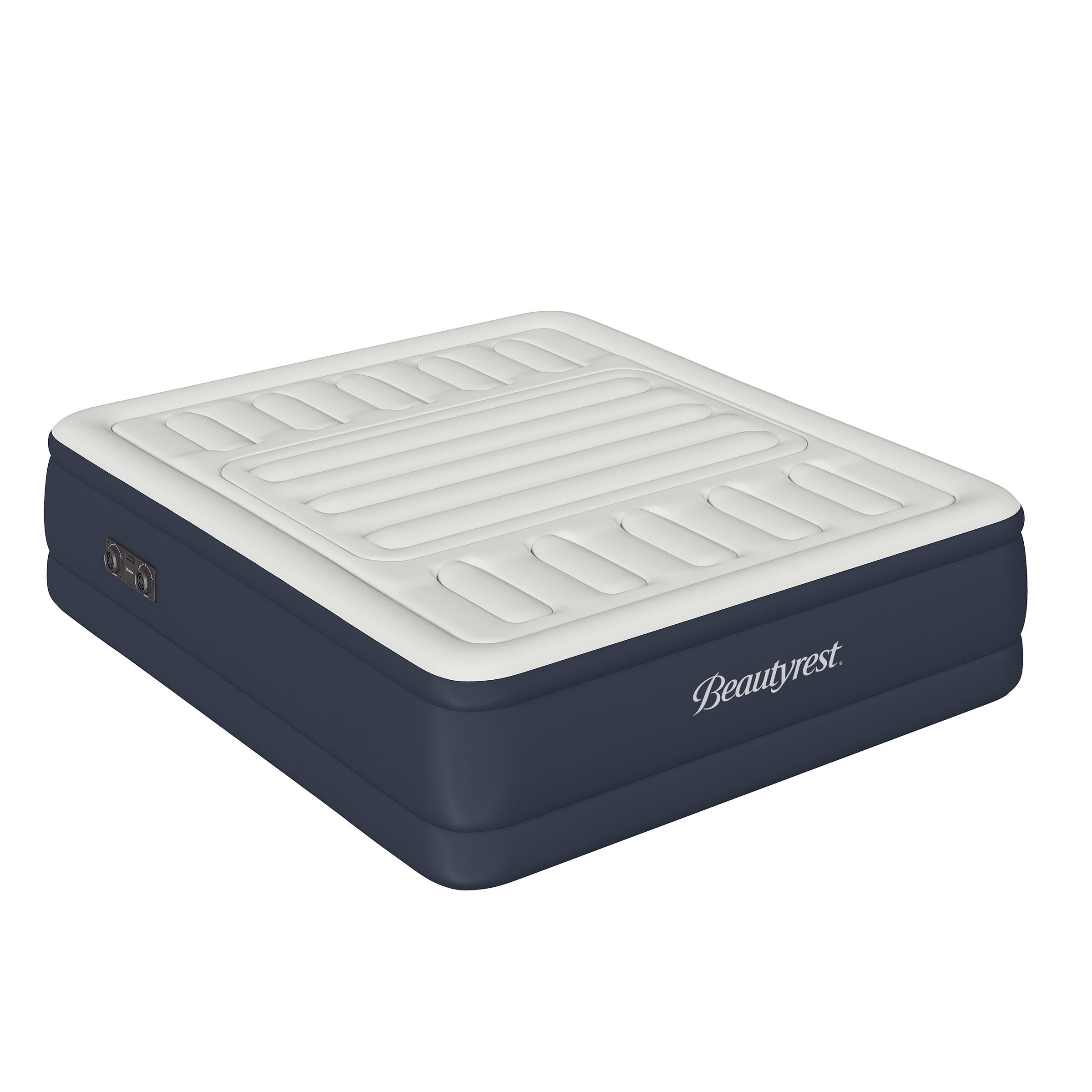 Beautyrest 20" Lumbar Adjust 3-Zone Adjustable Air Bed with Built-in Pump