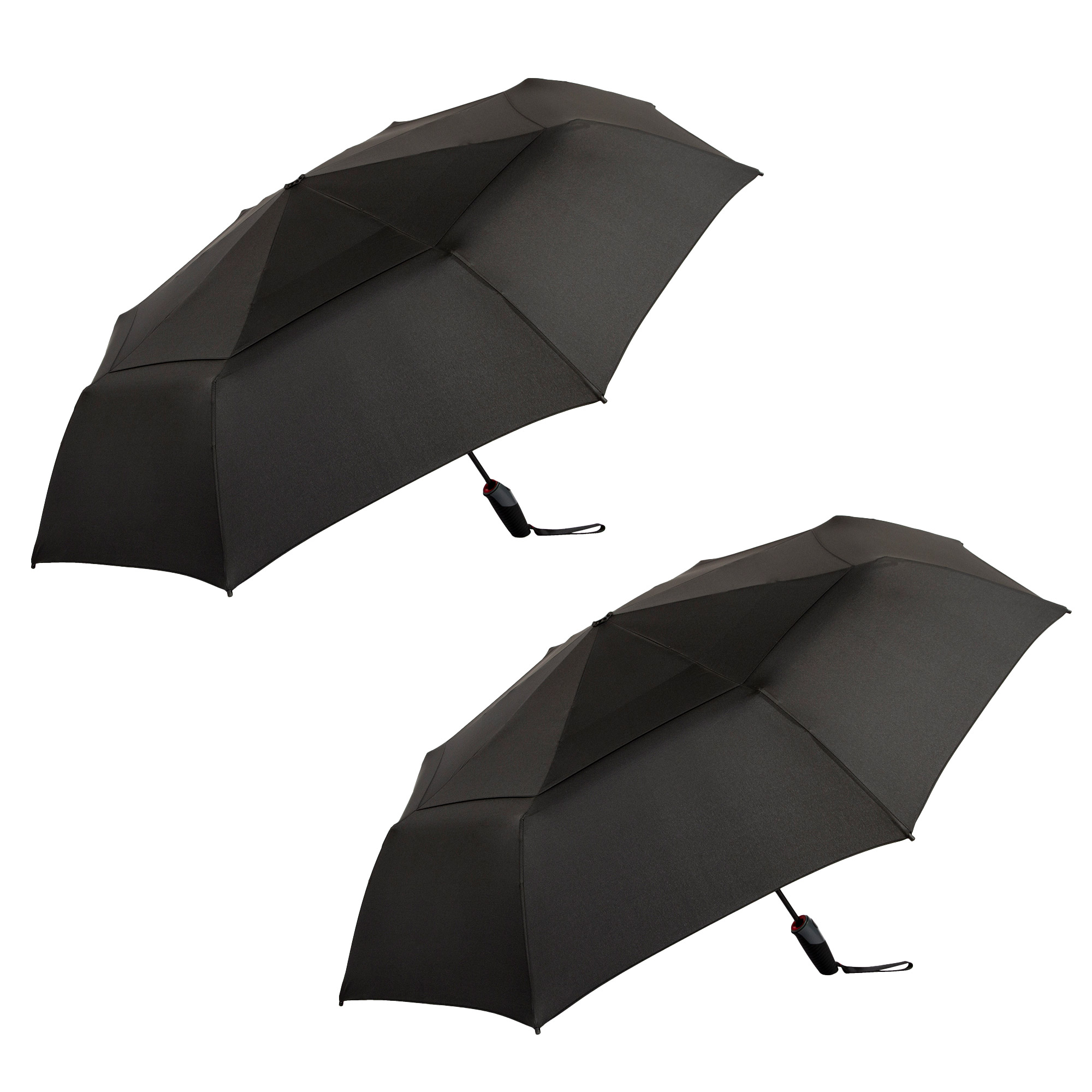 Shed Rain Windpro 117 cm (46 in.) Vented Automatic Compact Umbrella, 2-pack