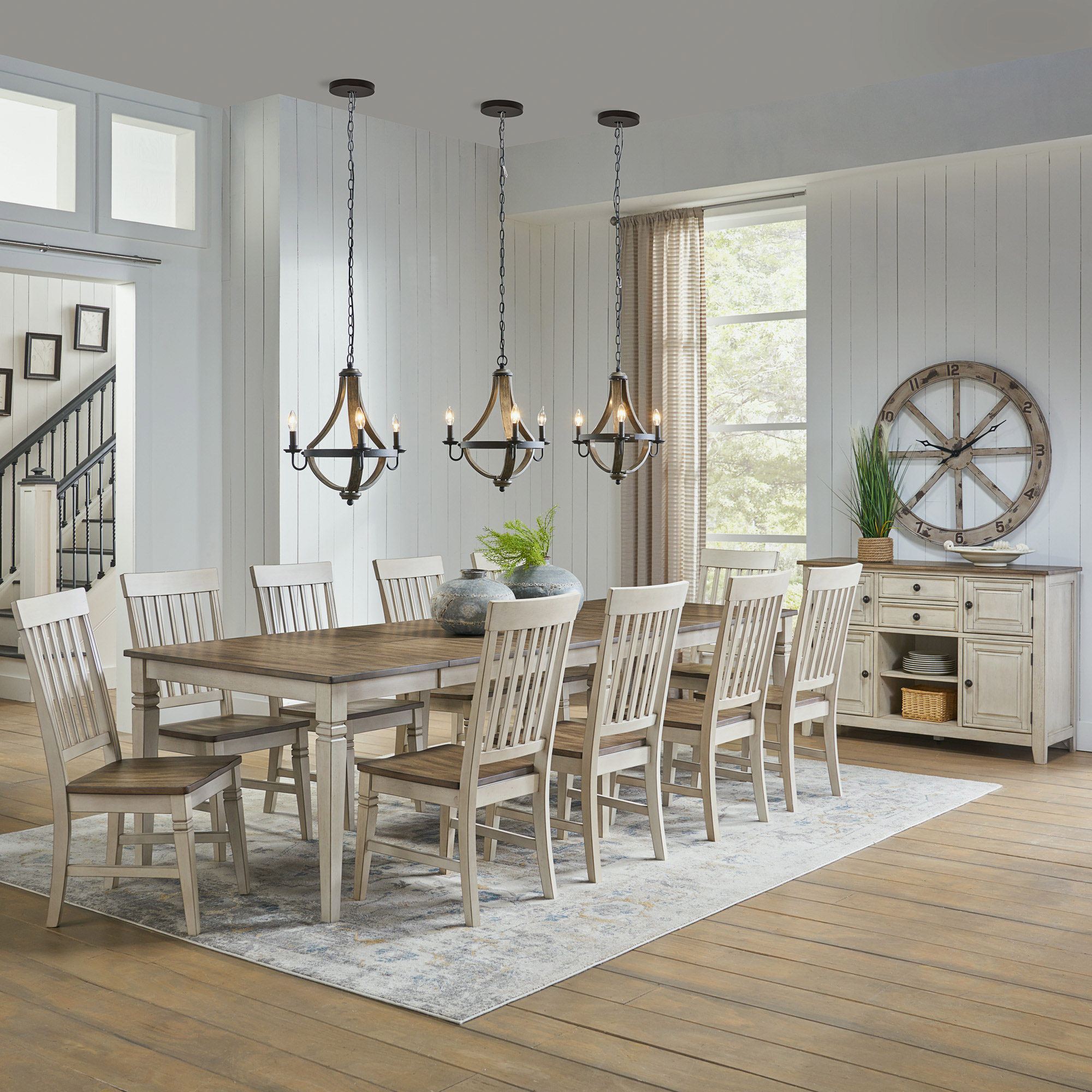 Shaker Traditional 12-piece Dining Room Set