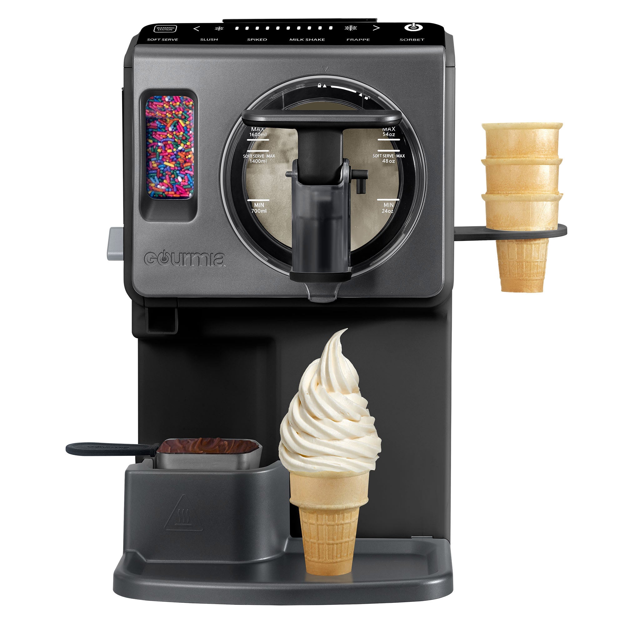 Gourmia Quart Automatic Soft Serve Ice Cream and Frozen Drink