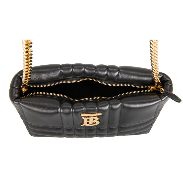 Burberry Small Lola Quilted Crossbody Bag, Black | Costco Burberry Small Lola Quilted Crossbody Bag, Black | Costco
