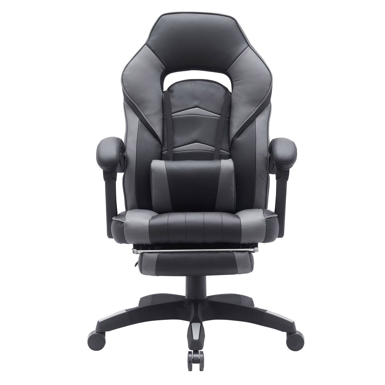 Bentley Gaming Chair, Black and Grey
