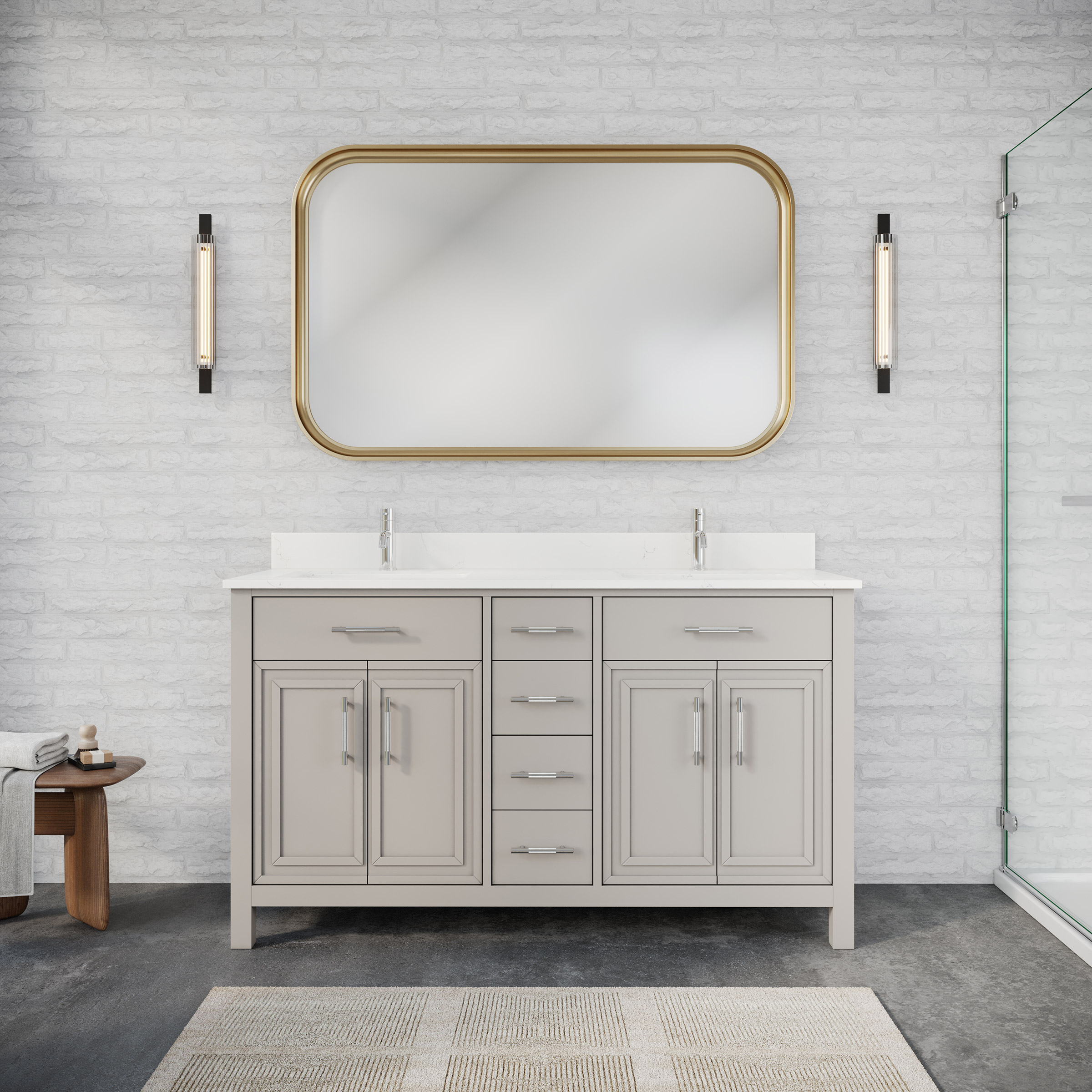 Studio Bathe Kerrington Vanity in Grey