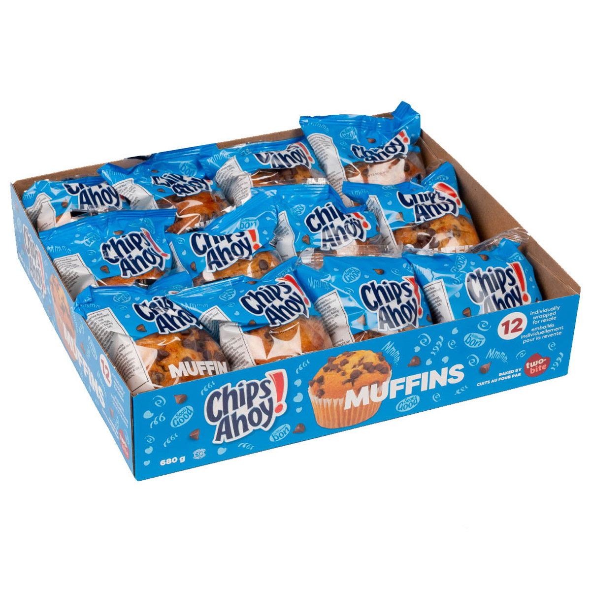 Chips Ahoy Muffins, 12 × 57 g